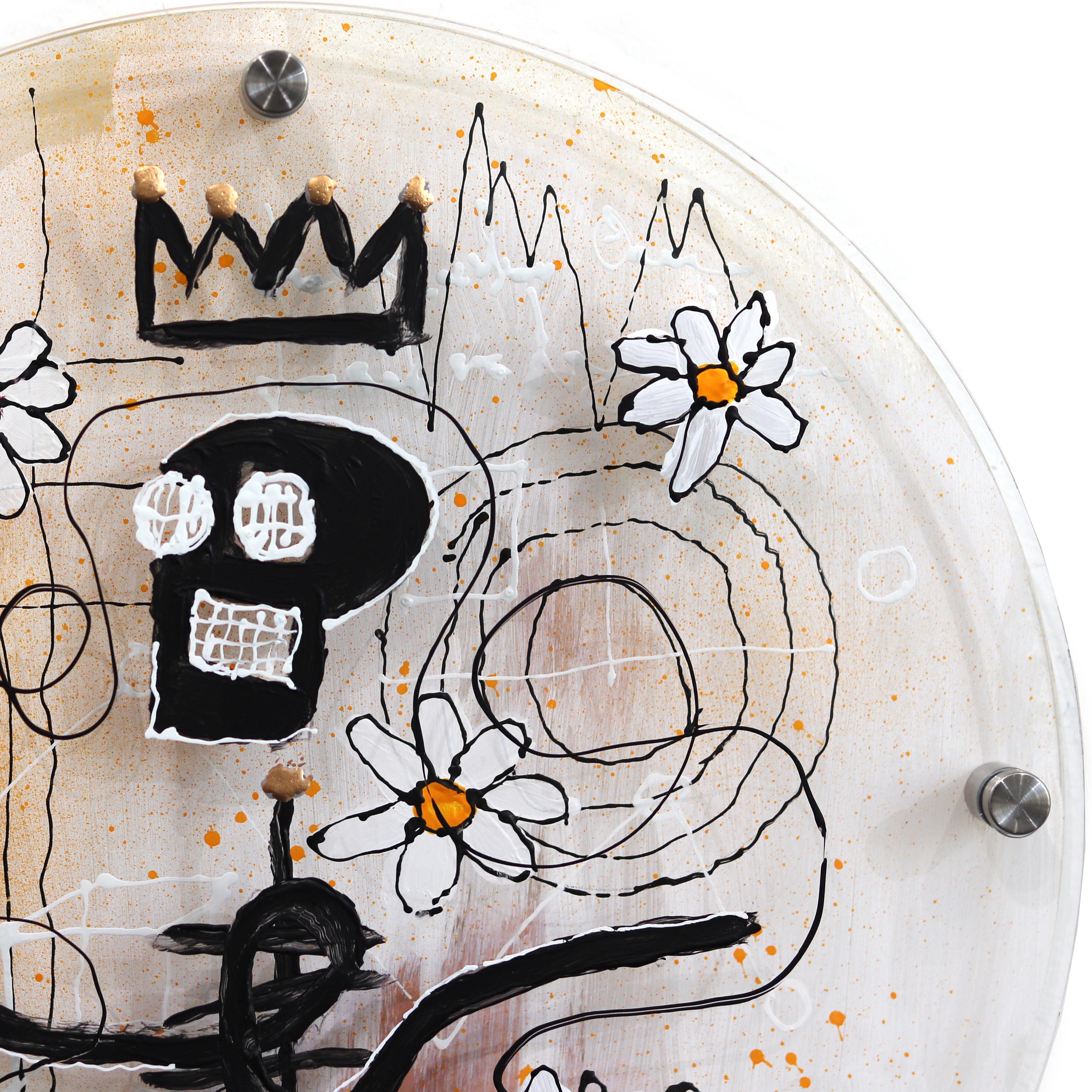 Echolayer: Royal - Obra original de arte urbano figurativo abstracto neoexpresionista en venta 1