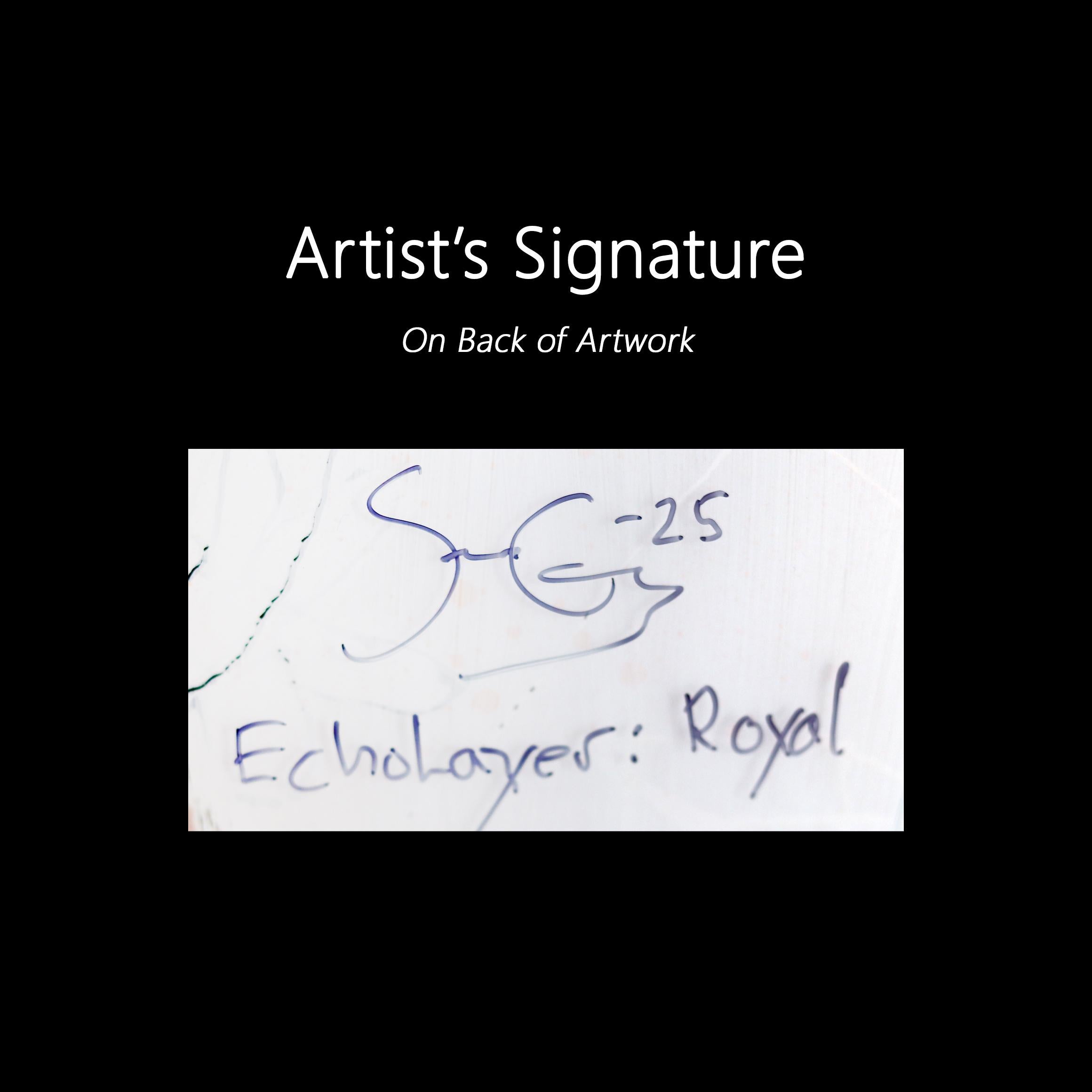 Echolayer: Royal - Obra original de arte urbano figurativo abstracto neoexpresionista en venta 5