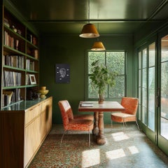 Schematic 21 - Art moderne noir et blanc abstrait figuratif de rue sur toile