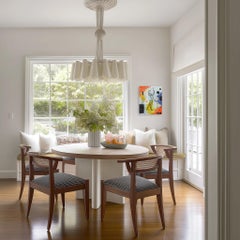 The Leap - Original Abstract Modern Figurative Mixed Media Artwork on Canvas