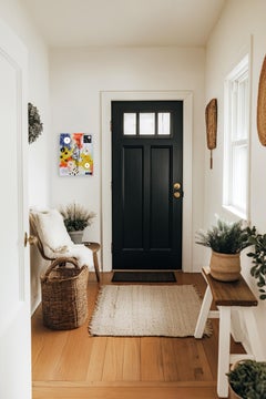 El Estiramiento - Obra Original Abstracta Figurativa Moderna en Técnica Mixta sobre Lienzo