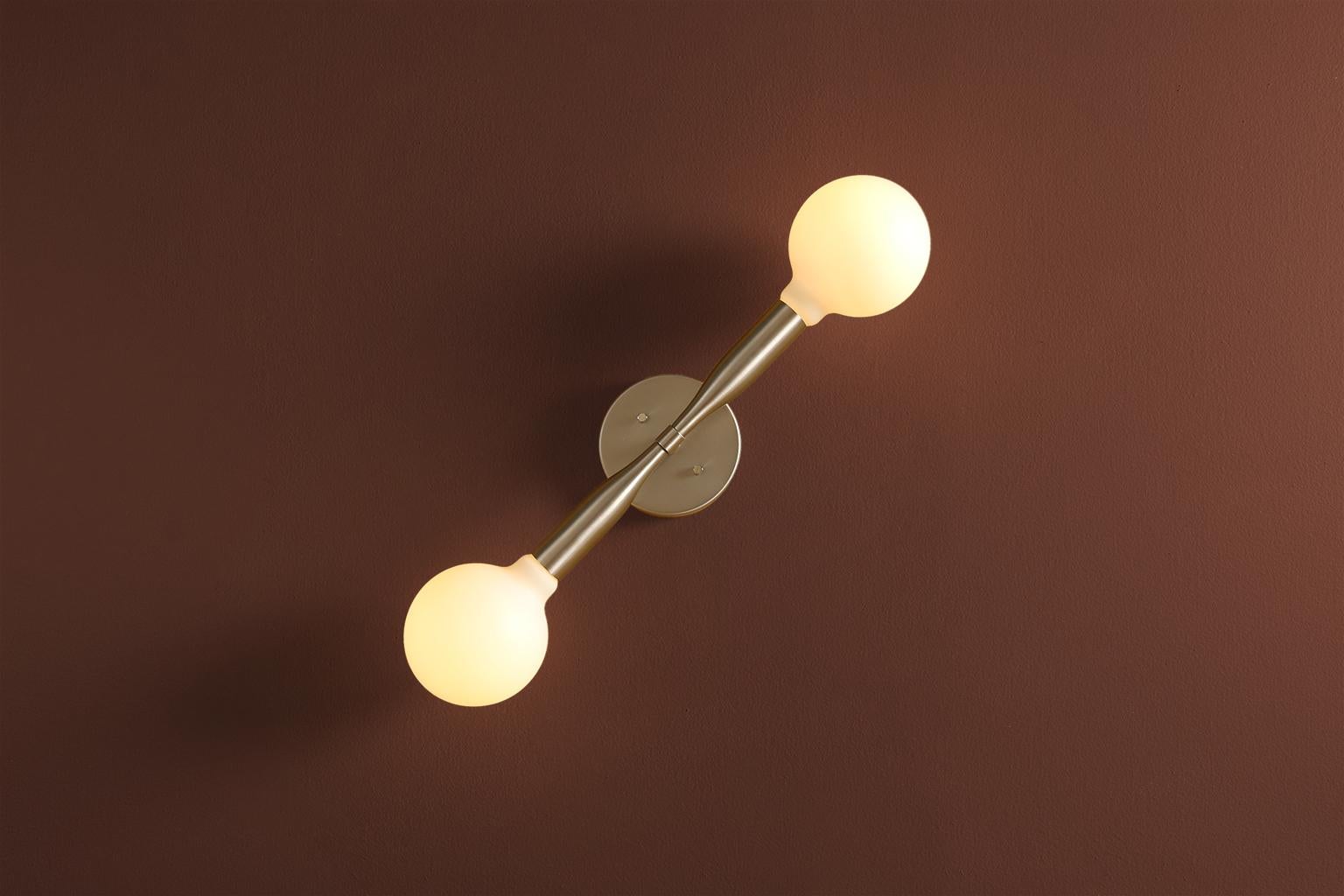 Sorenthia 2 Contemporary Wall Sconce by Studio Dunn, Made to Order For Sale 1