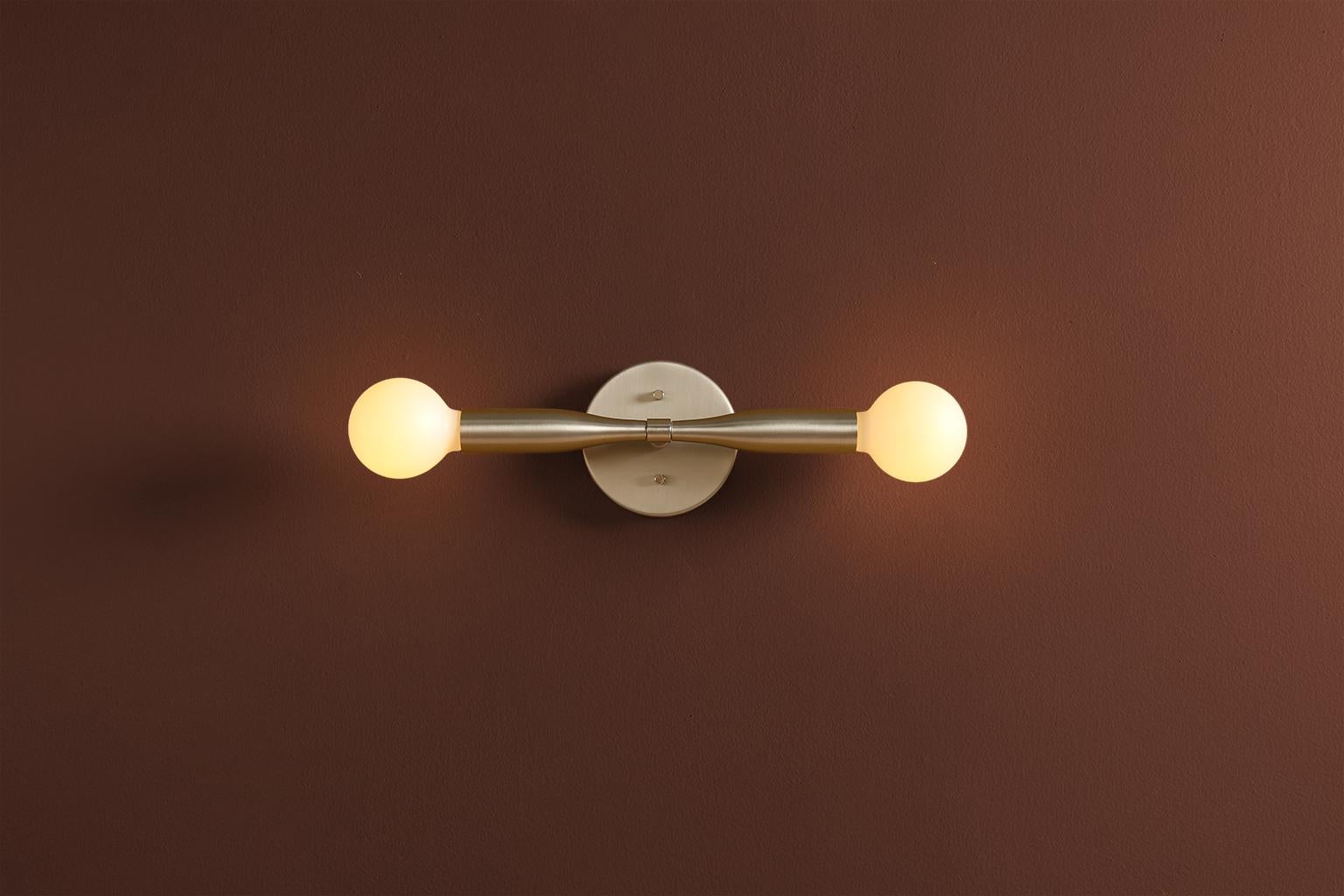 Sorenthia 2 Contemporary Wall Sconce by Studio Dunn, Made to Order For Sale 3