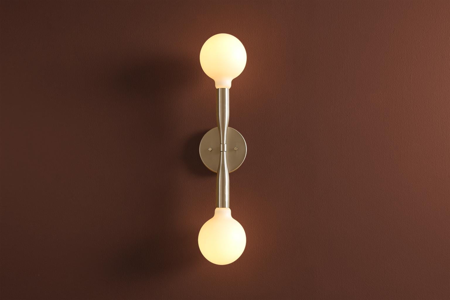 Sorenthia 2 Contemporary Wall Sconce by Studio Dunn, Made to Order For Sale 4