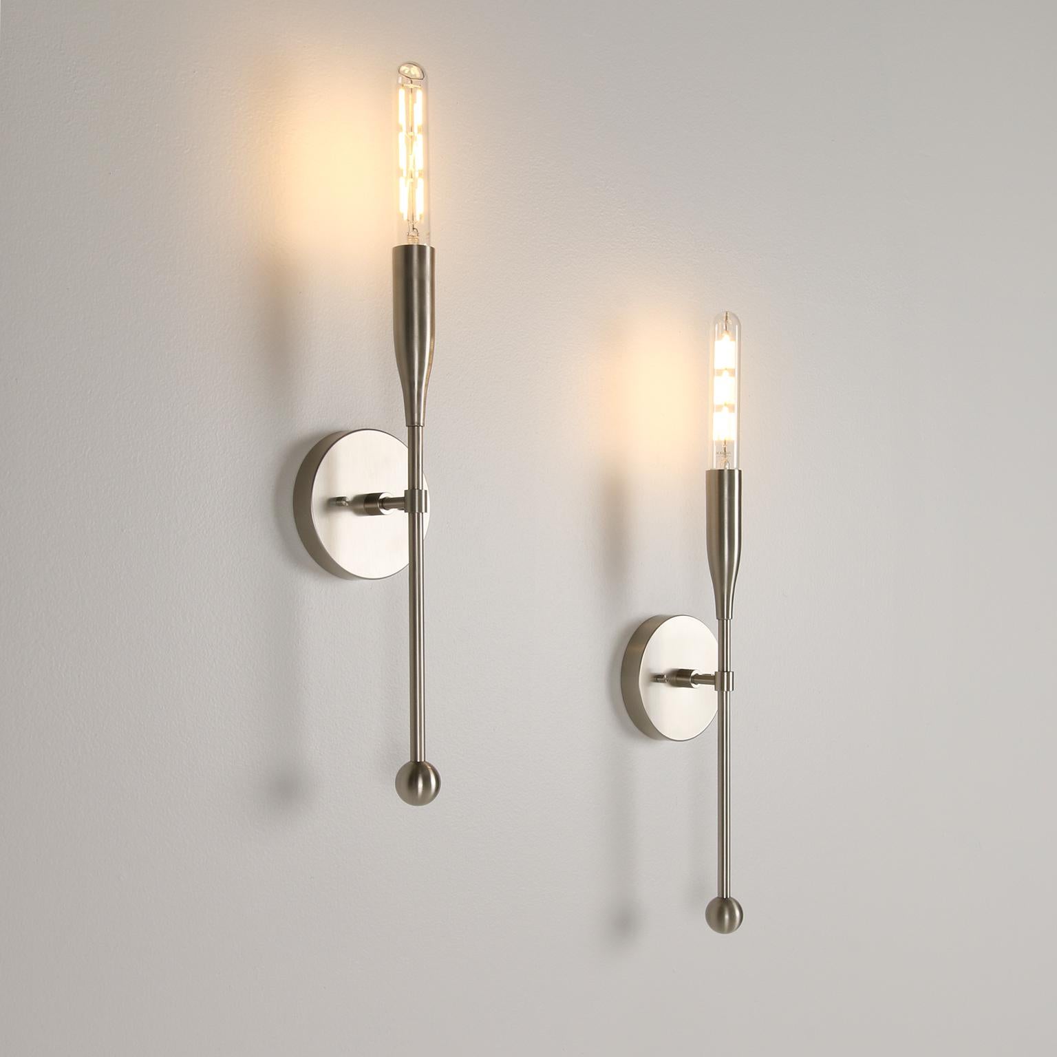 American Sorenthia Sconce by Studio Dunn, Contemporary Linear Wall Sconce For Sale