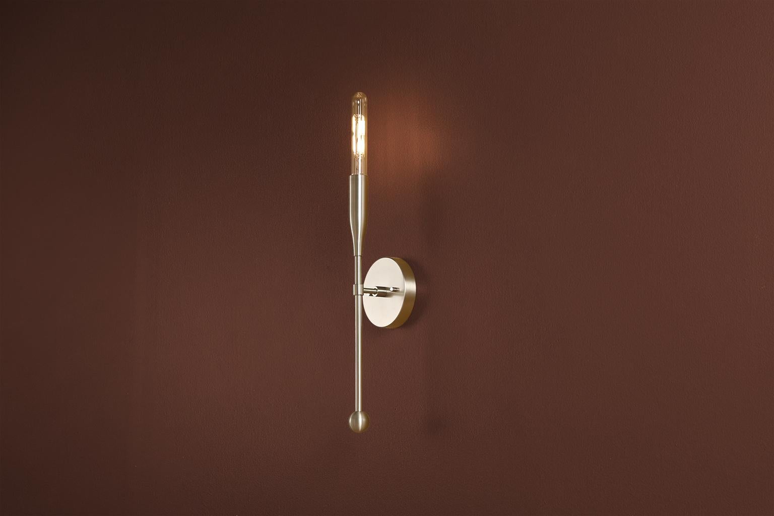 Sorenthia Sconce by Studio Dunn, Contemporary Linear Wall Sconce In New Condition For Sale In Rumford, RI