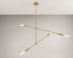 Sorenthia Two-Arm Light, Custom-Made Contemporary Pendant by Studio Dunn