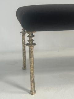 Sorgue Bench Gold Bronze Legs by Bourgeois Boheme Atelier