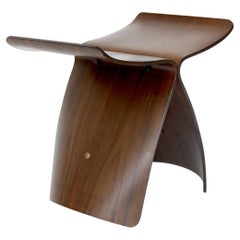 Sori Yanagi Butterfly Stool in Molded Palisander Tendo Mokko