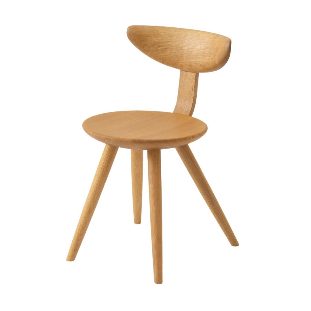 Sori Yanagi 'Collection' Dining Armchair in Stained White Oak for Hida 4