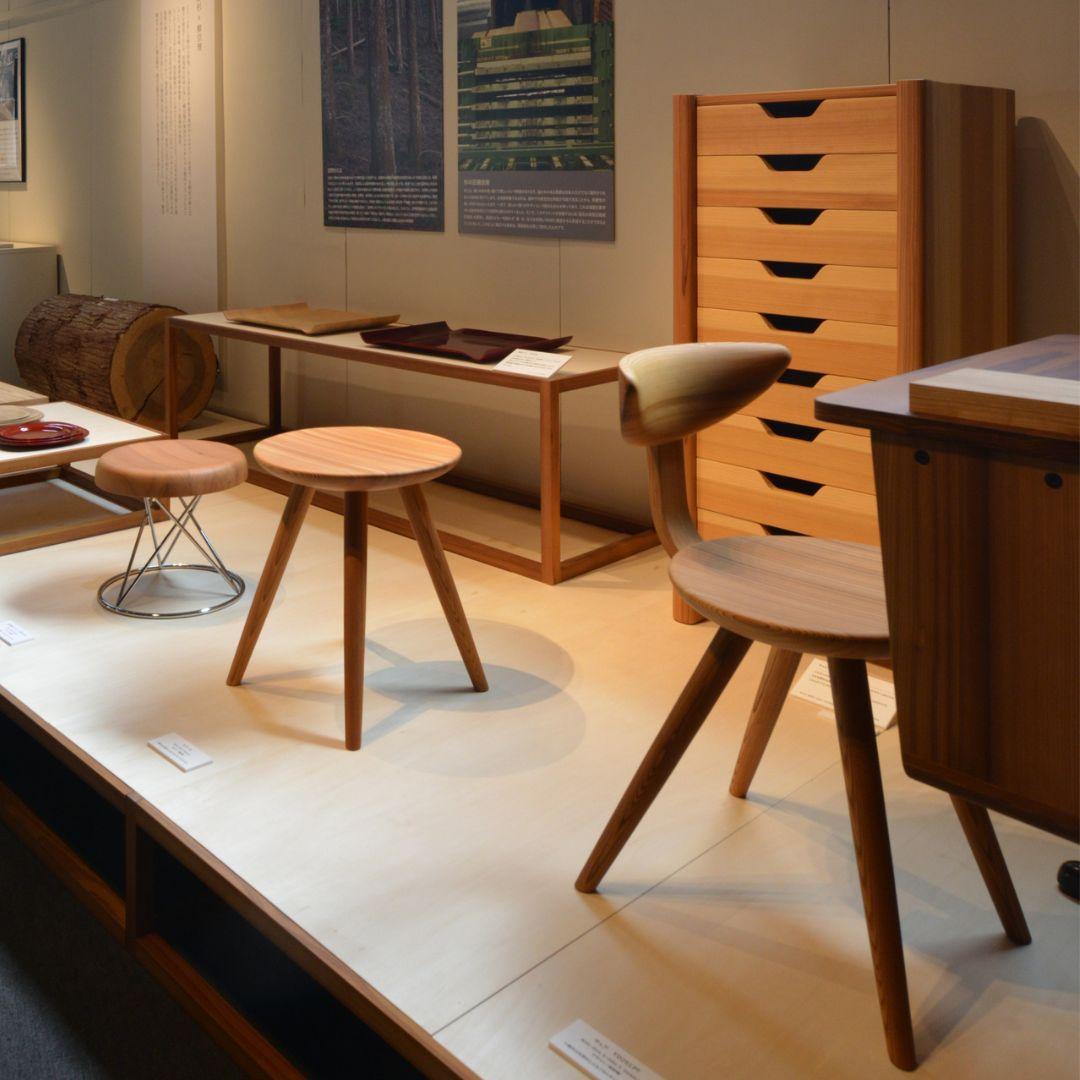 Sori Yanagi 'Collection'S Esszimmerstuhl aus weißer Eiche für Hida im Angebot 2