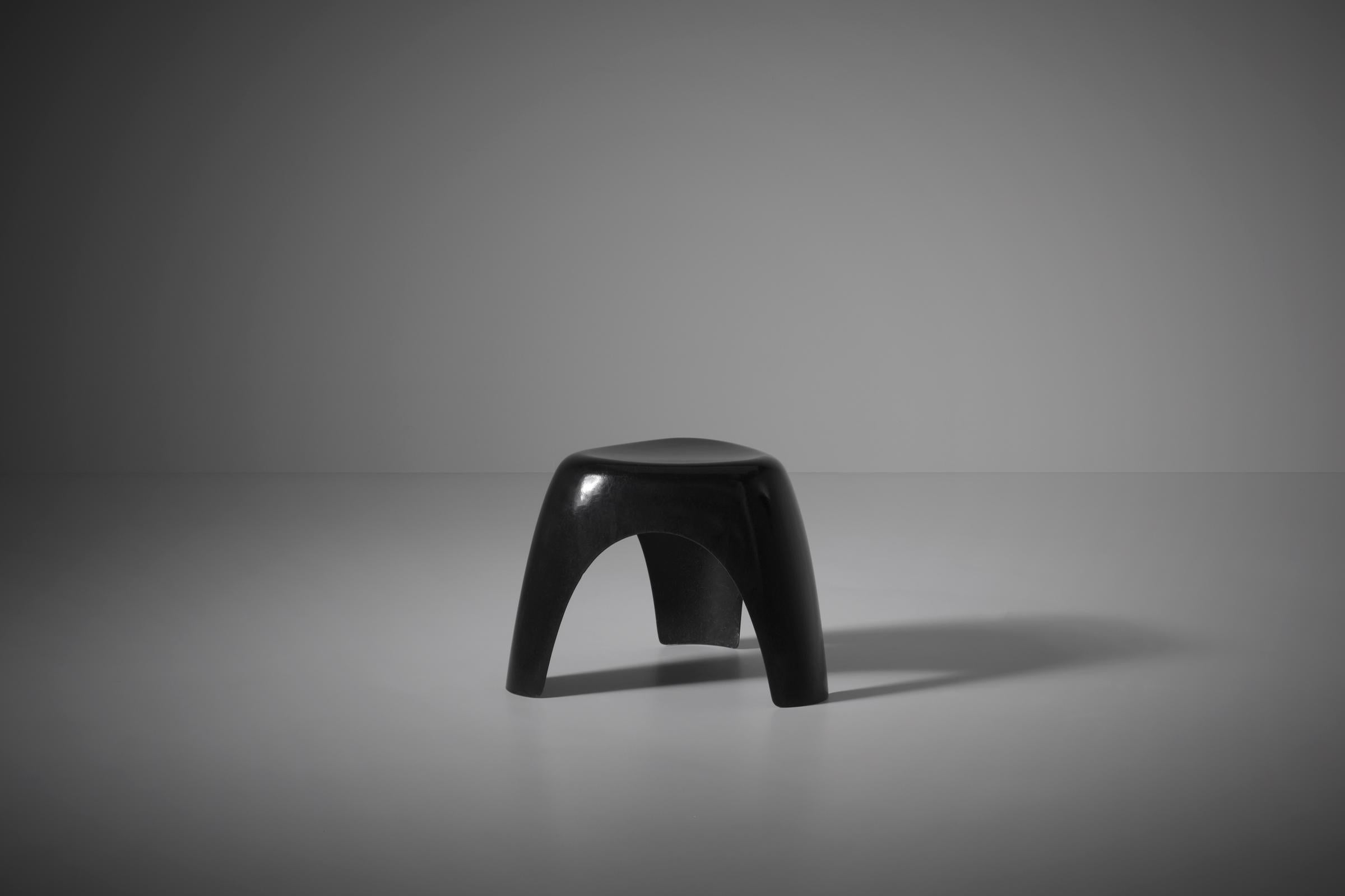 Elephant stool by Sori Yanagi for Kotobuki Seating Company, Tokyo Japan 1954. Yanagi originally designed the stool as a work chair for his studio, a couple of years later it was released by Kotobuki after the technology for producing fiberglass was