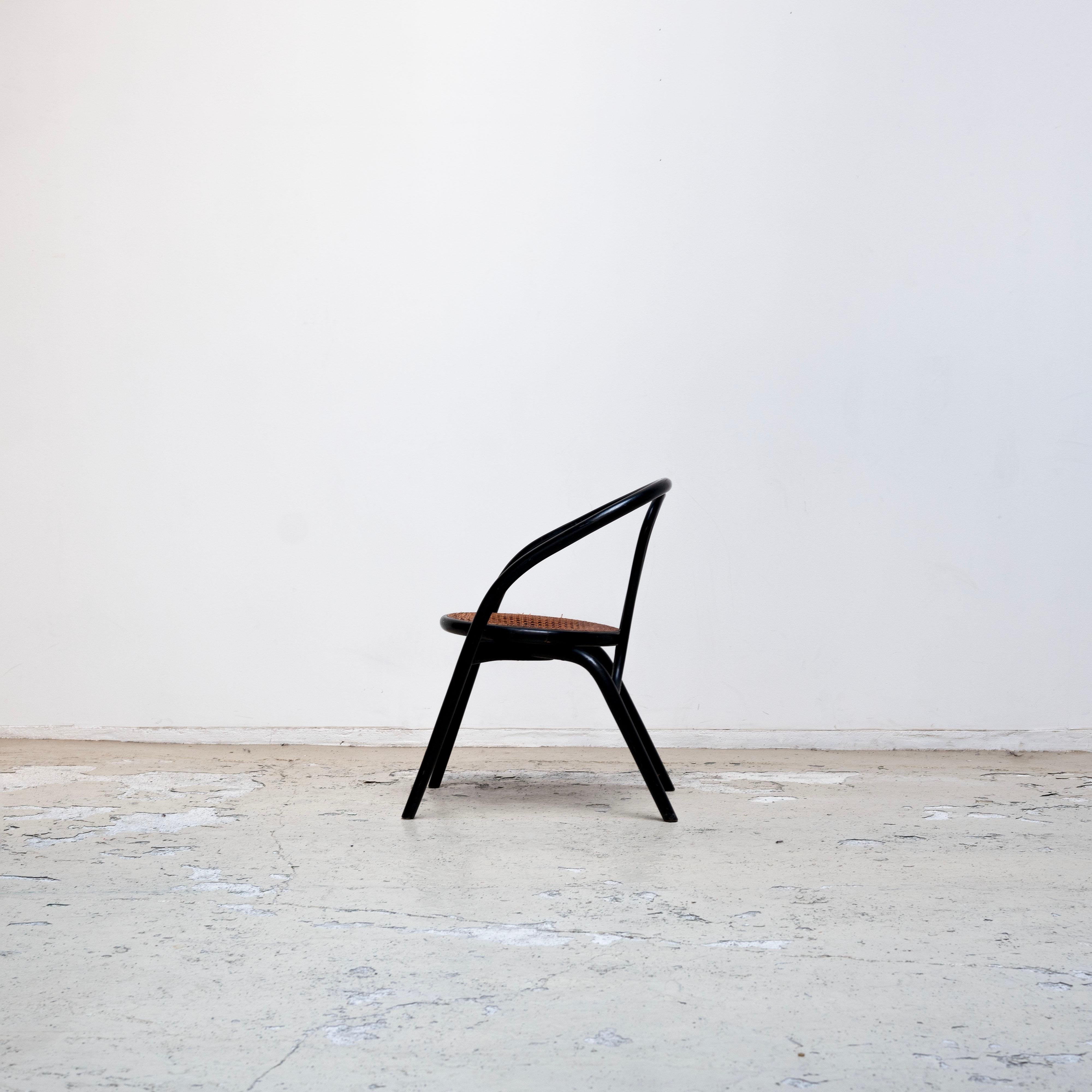 Wood SORI YANAGI , Mageki Stacking Chairs for Akita Mokkou , 1960s , Japanese modern