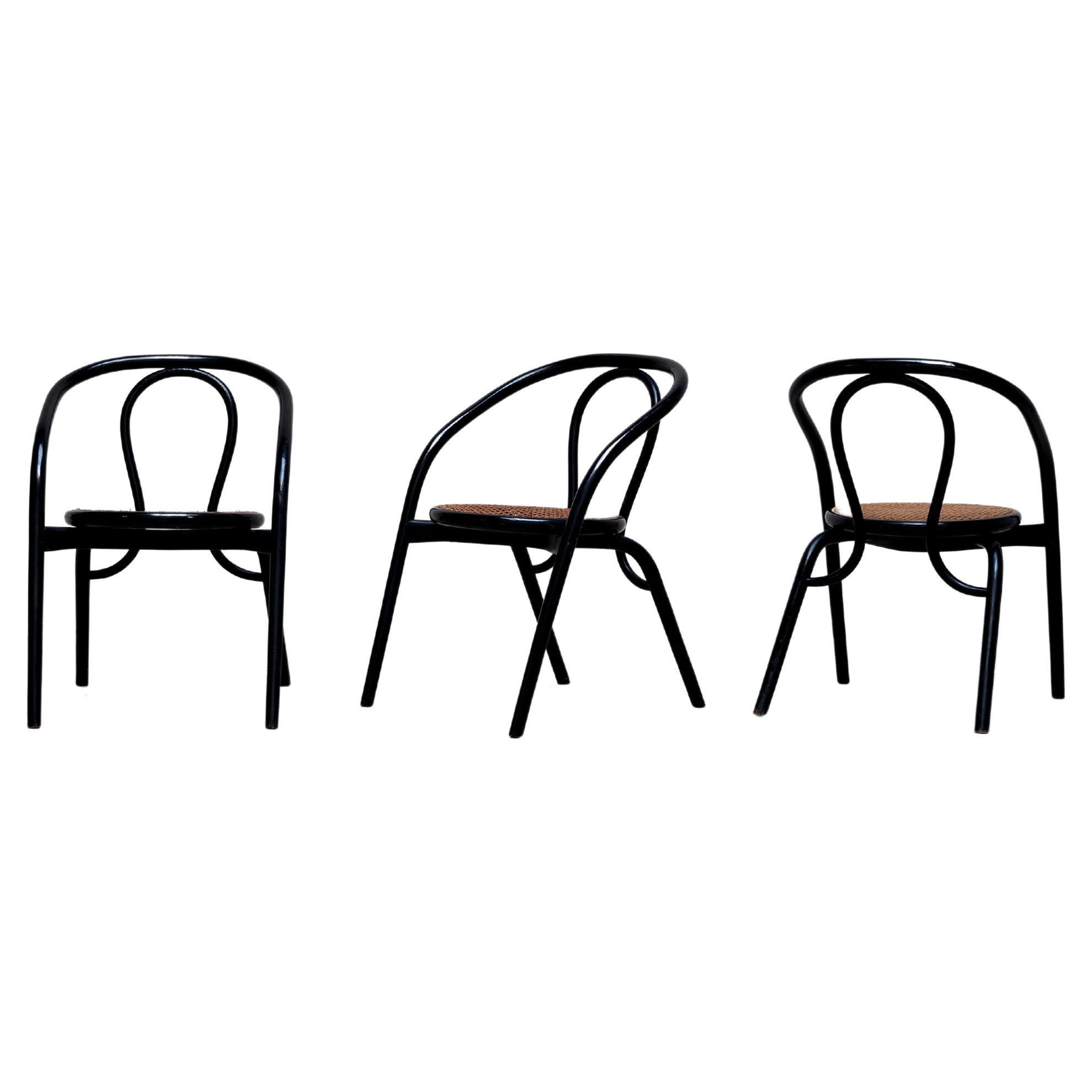 SORI YANAGI , Mageki Stacking Chairs for Akita Mokkou , 1960s , Japanese modern