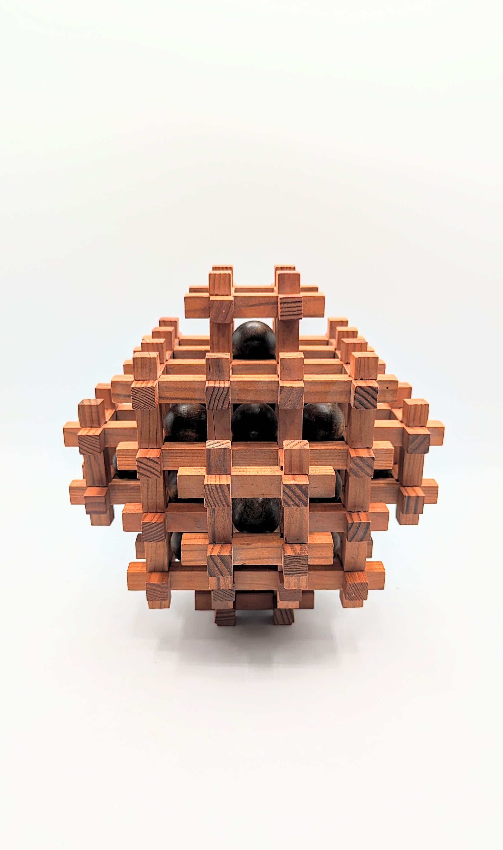 Sori Yanagi Oversized Captive Ball Puzzle Sculpture, 1960s 7