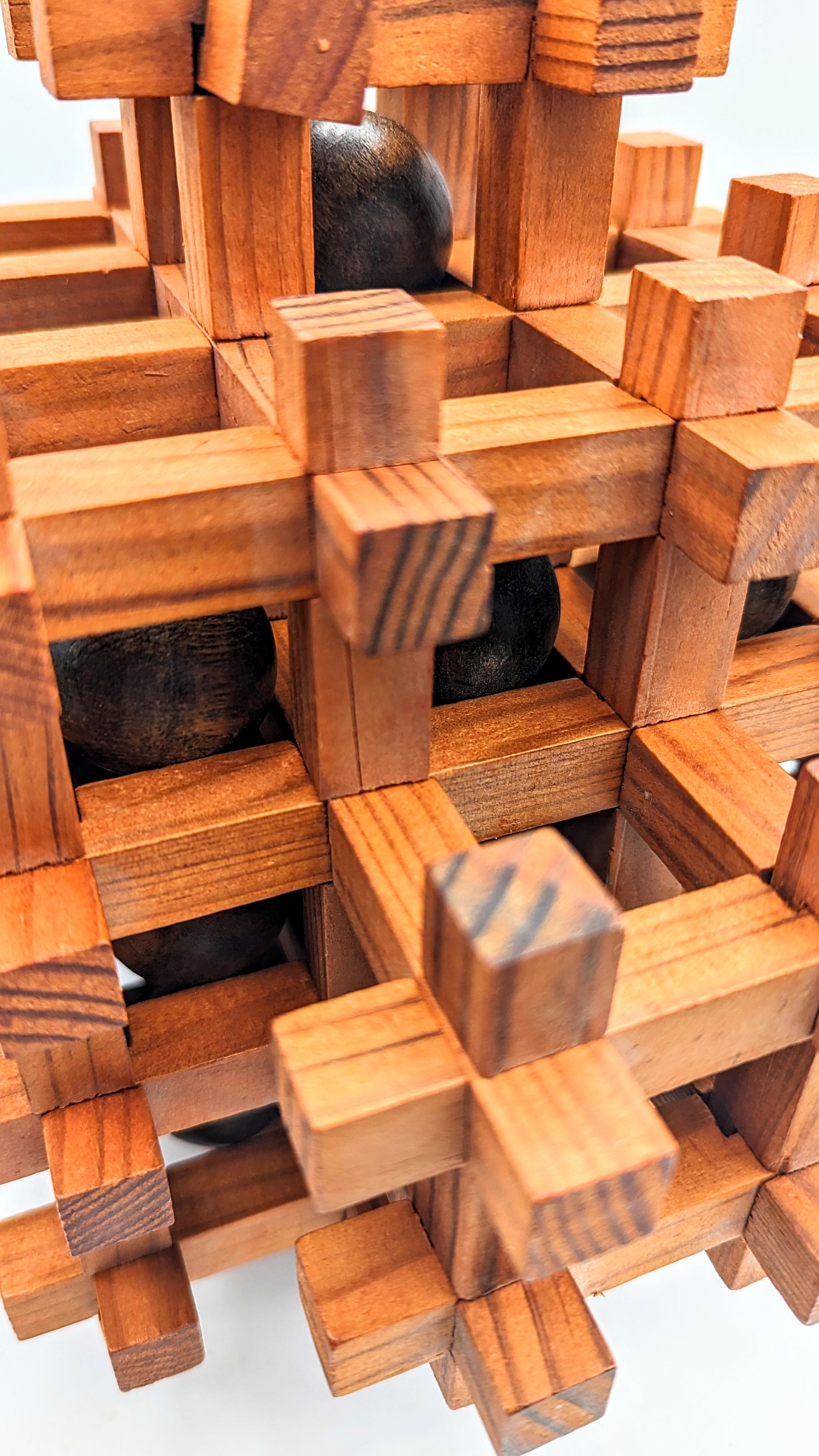 Sculpture puzzle surdimensionnée Sori Yanagi, années 1960 1