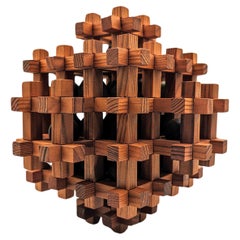 Sori Yanagi Übergroße Captive Ball Puzzle-Skulptur, 1960er Jahre