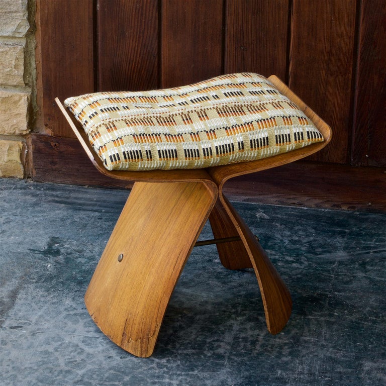 Sori Yanagi Rosewood Butterfly Stool Japanese Midcentury Architect