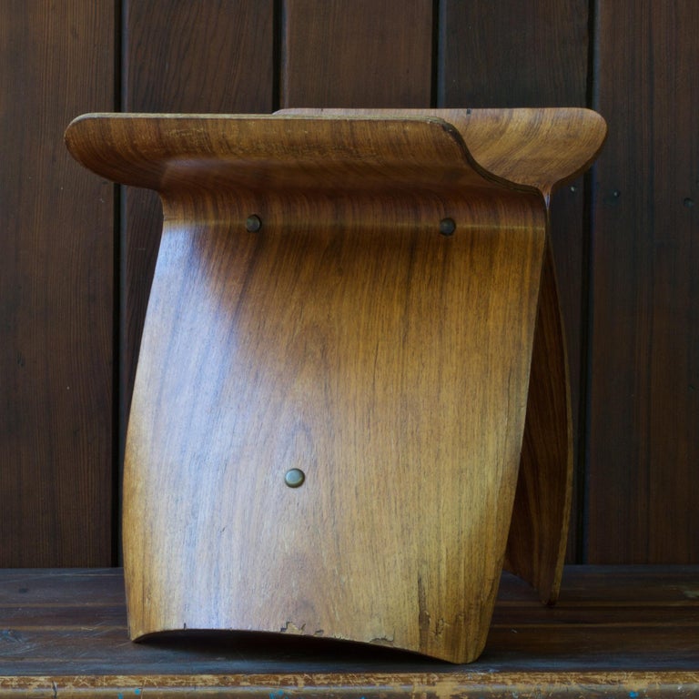 Sori Yanagi Rosewood Butterfly Stool Japanese Midcentury Architect