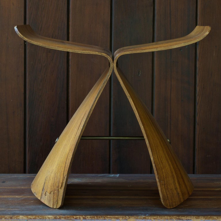 Sori Yanagi Rosewood Butterfly Stool Japanese Midcentury Architect
