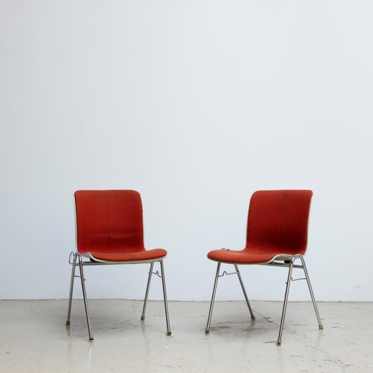 Sori Yanagi Side Chairs for Kotobuki, Pair, Designed in 1969 For Sale ...