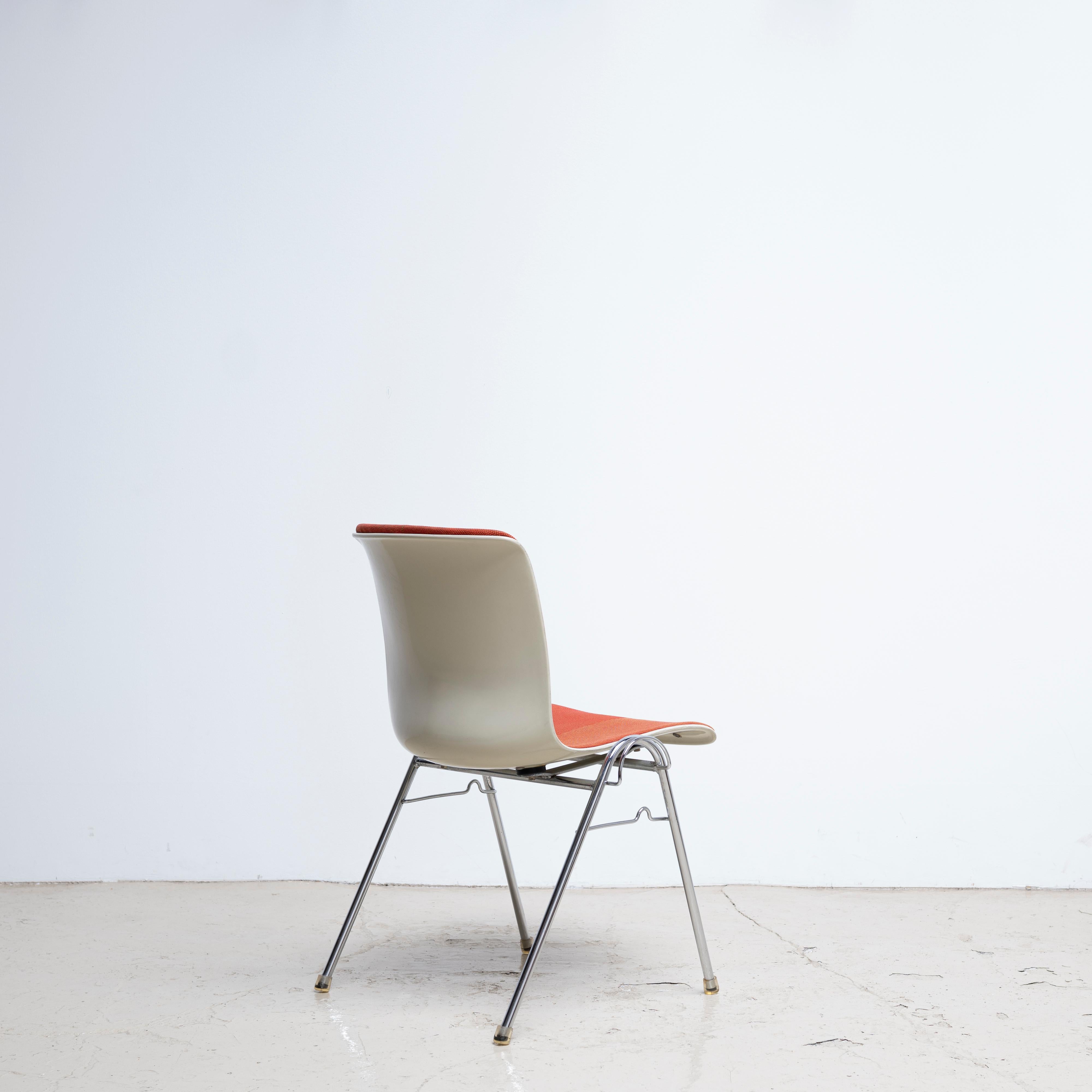 Acier Paire de chaises d'appoint Sori Yanagi pour Kotobuki, conçues en 1969 en vente