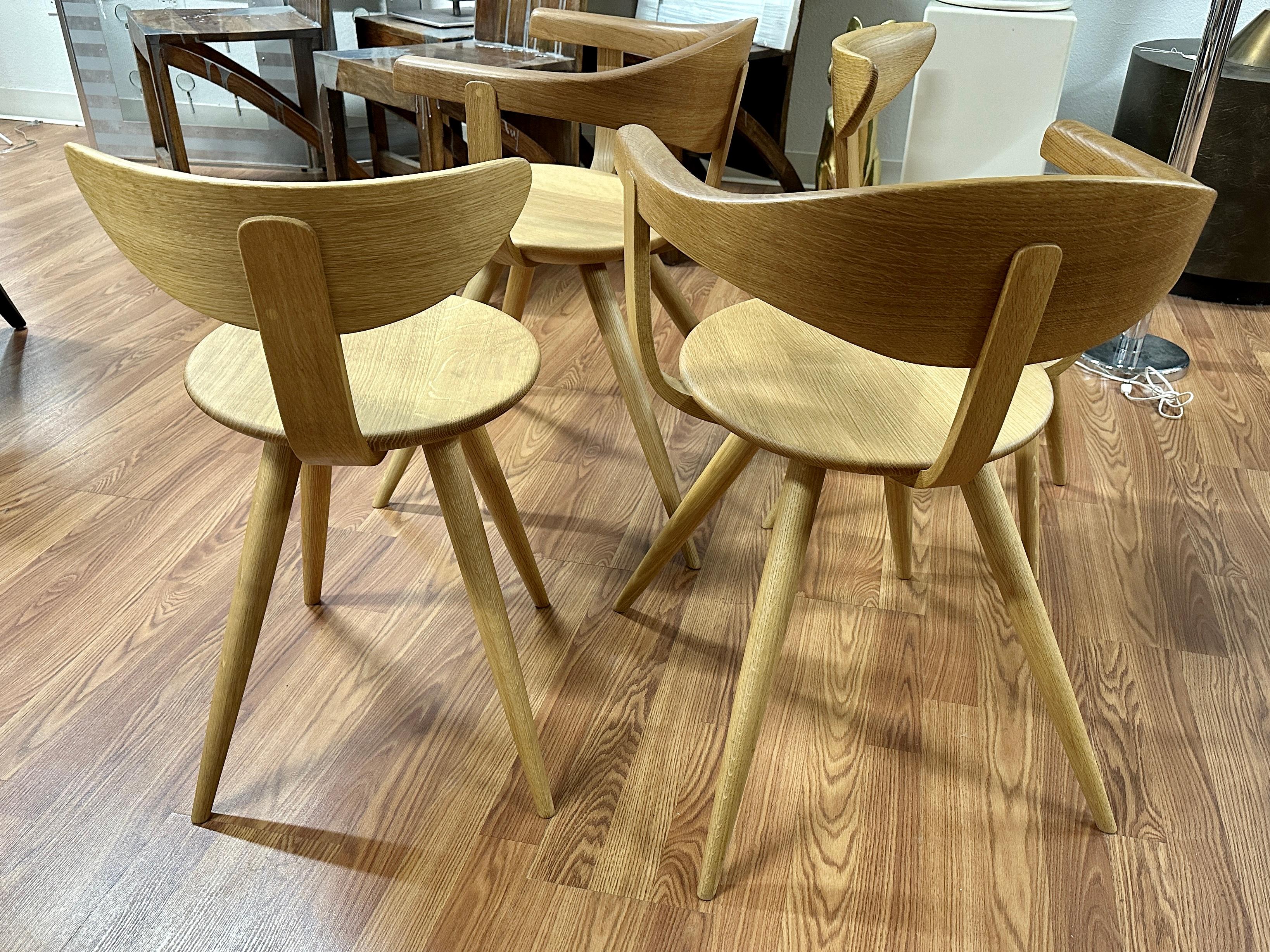 Sori Yonagi für Hida Tisch und Stühle aus gebleichter Eiche, Reissue 2022 (21. Jahrhundert und zeitgenössisch) im Angebot