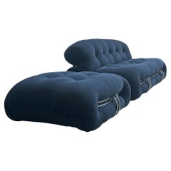 Soriana 2 seater sofa and ottoman by Tobia & Afra Scarpa for Cassina