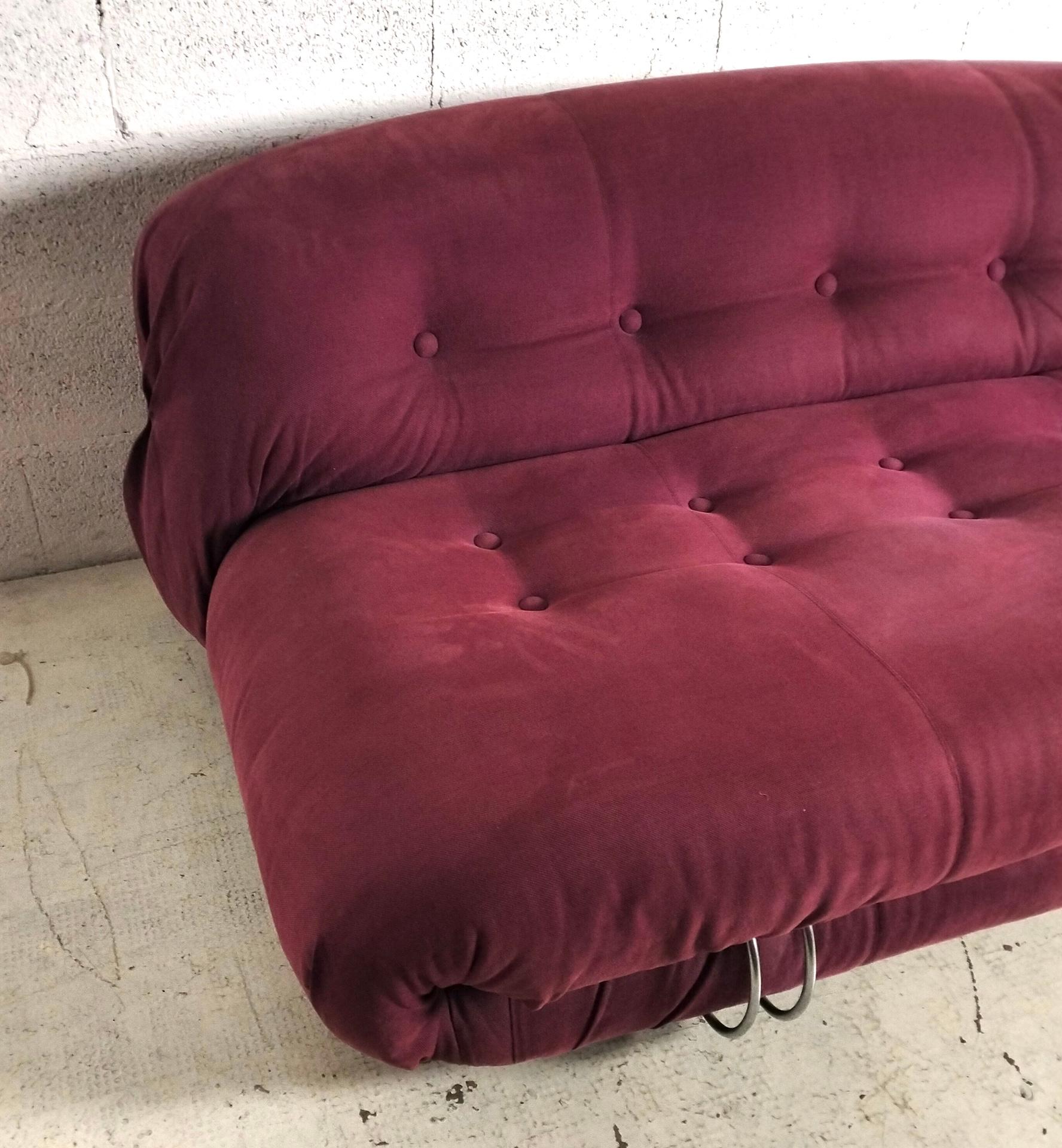 Canapé 2 places Soriana par Afra & Tobia Scarpa pour Cassina années 60, 70 en vente 1