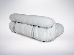 Afra & Tobia Scarpa “Soriana” Sofa for Cassina, Bouclé Wool, 1969