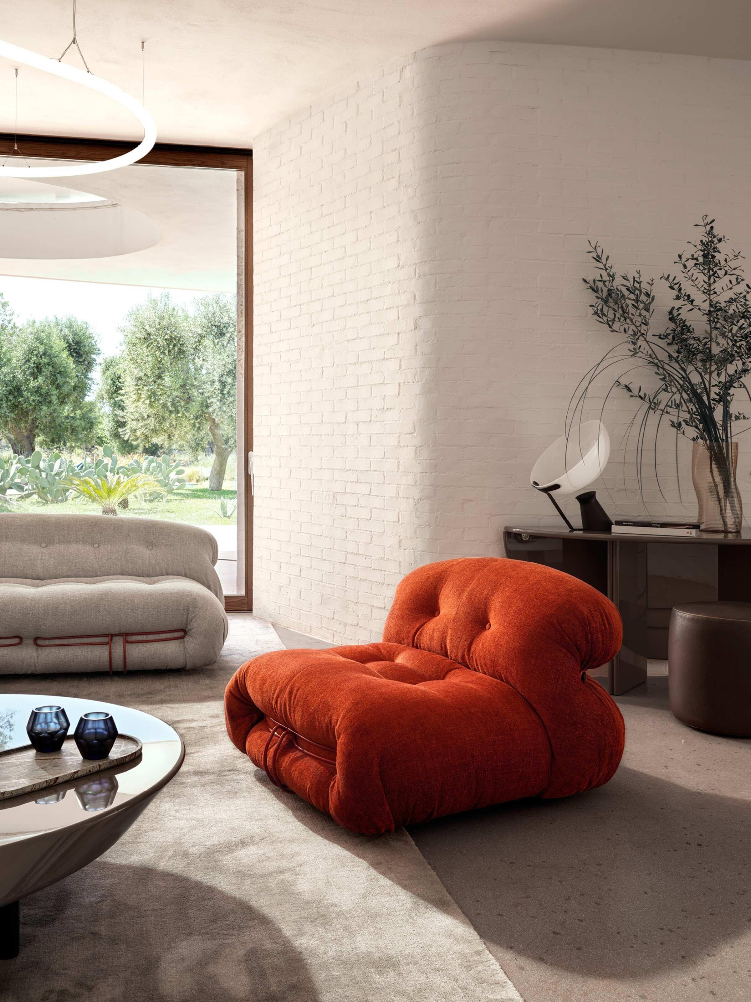 Soriana Armchair by Afra & Tobia Scarpa for Cassina For Sale 5