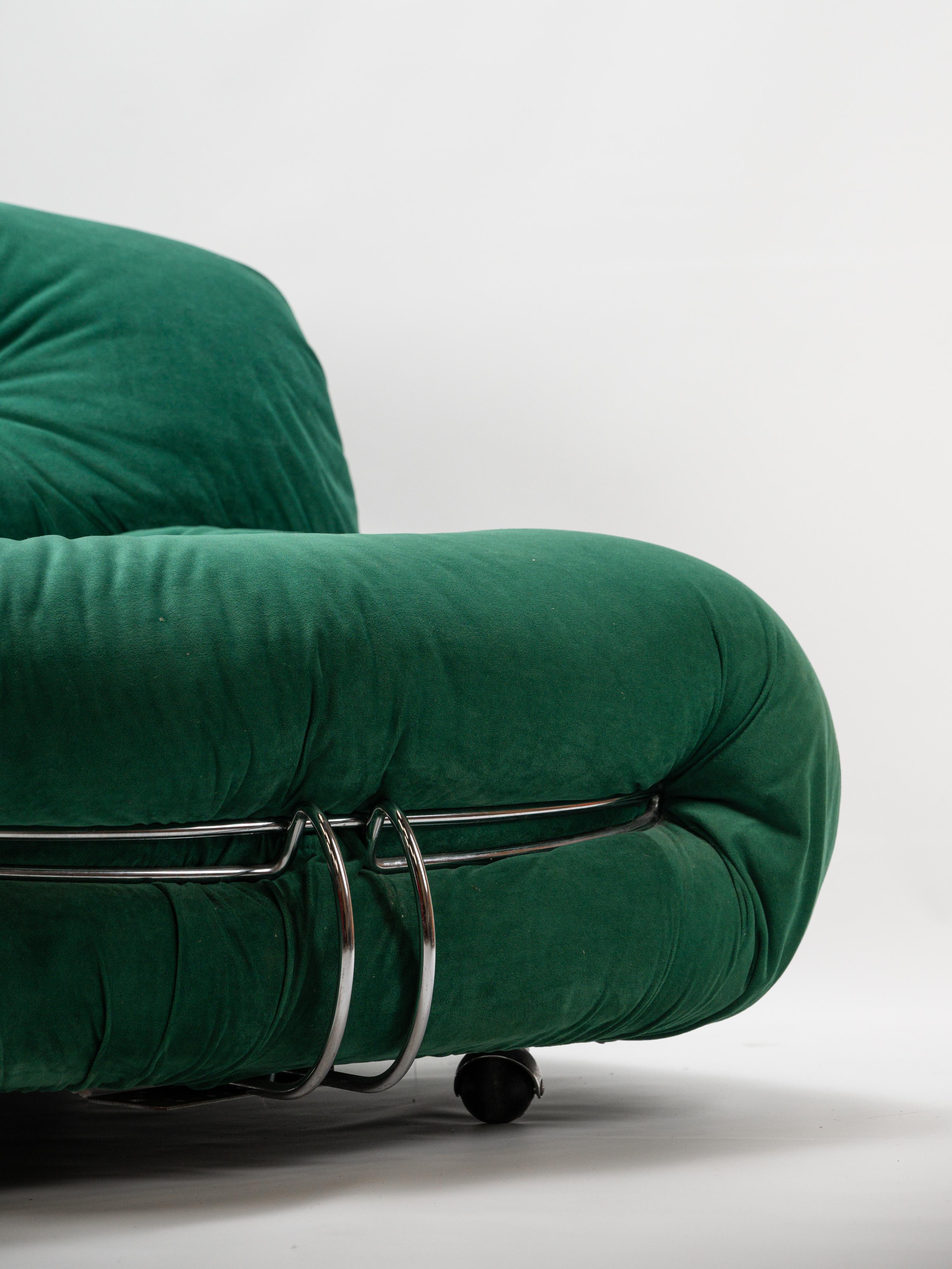 Soriana Sessel entworfen von Afra et Tobia Scarpa für Cassina um 1960 (Italienisch) im Angebot