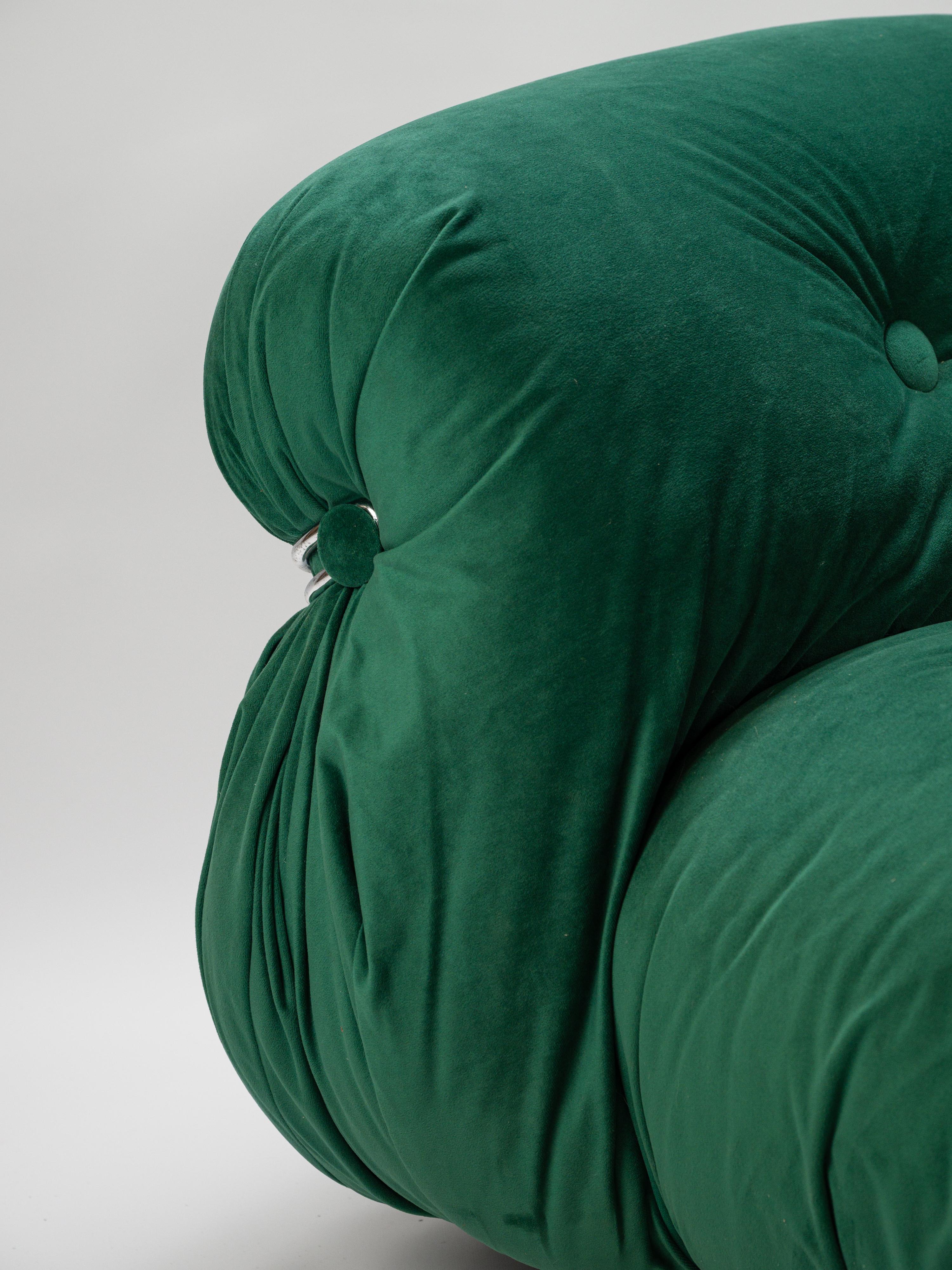 Soriana Sessel entworfen von Afra et Tobia Scarpa für Cassina um 1960 (Mitte des 20. Jahrhunderts) im Angebot