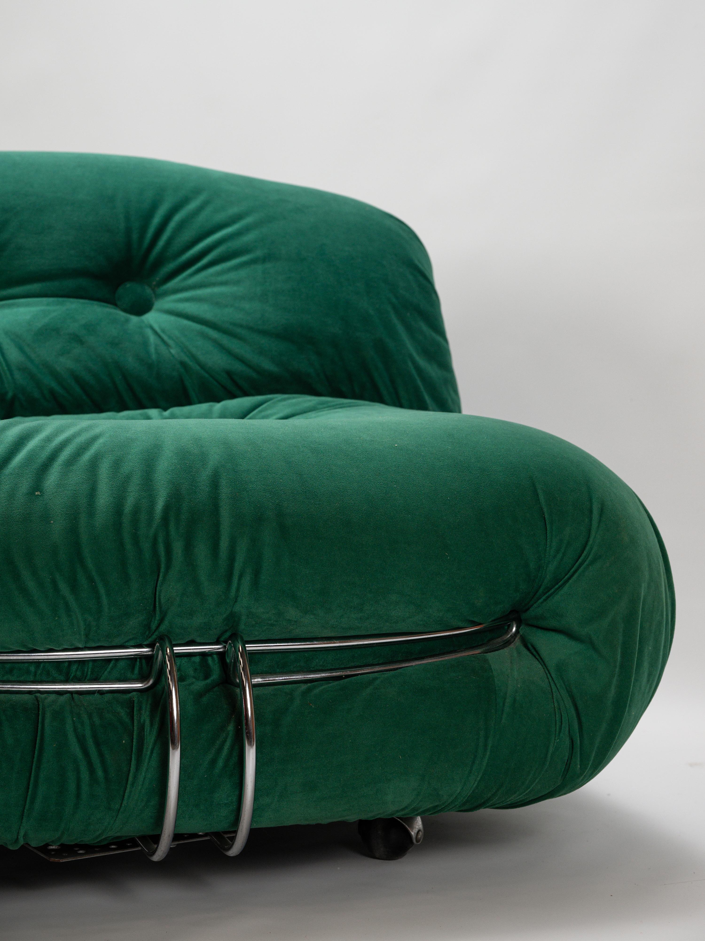 Soriana Sessel entworfen von Afra et Tobia Scarpa für Cassina um 1960 im Angebot 1