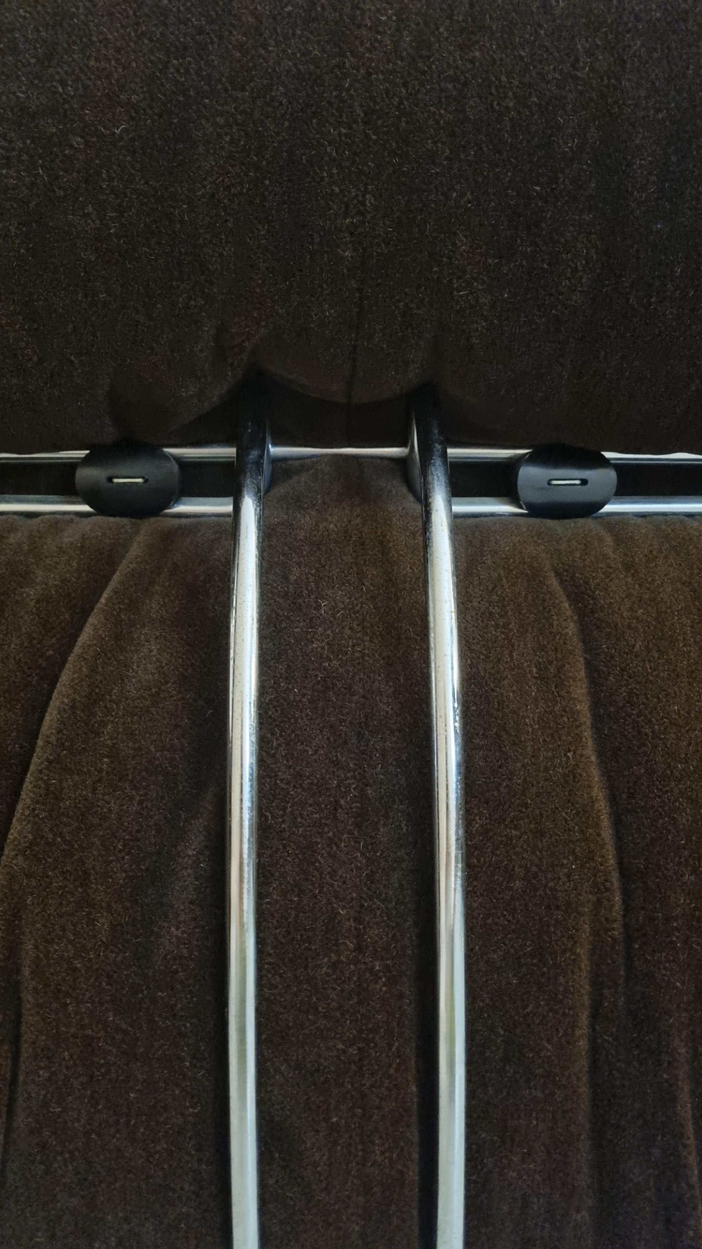 Métal Fauteuils Soriana conçus par  Afra et Tobia Scarpa pour Cassina 1969 en vente