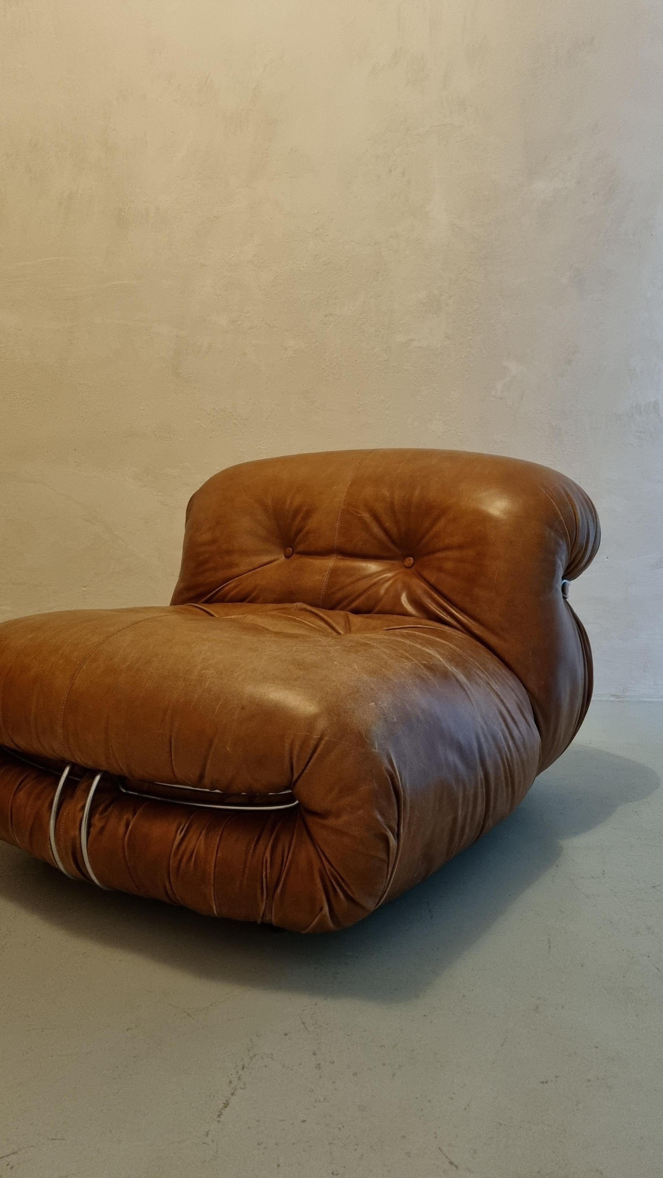 Soriana by  Afra and Tobia Scarpa for Cassina 1969  In Good Condition In Arezzo, Italy