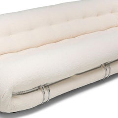Soriana by Tobia Scarpa Three Seater Sofa for Cassina, Modern Italian Design