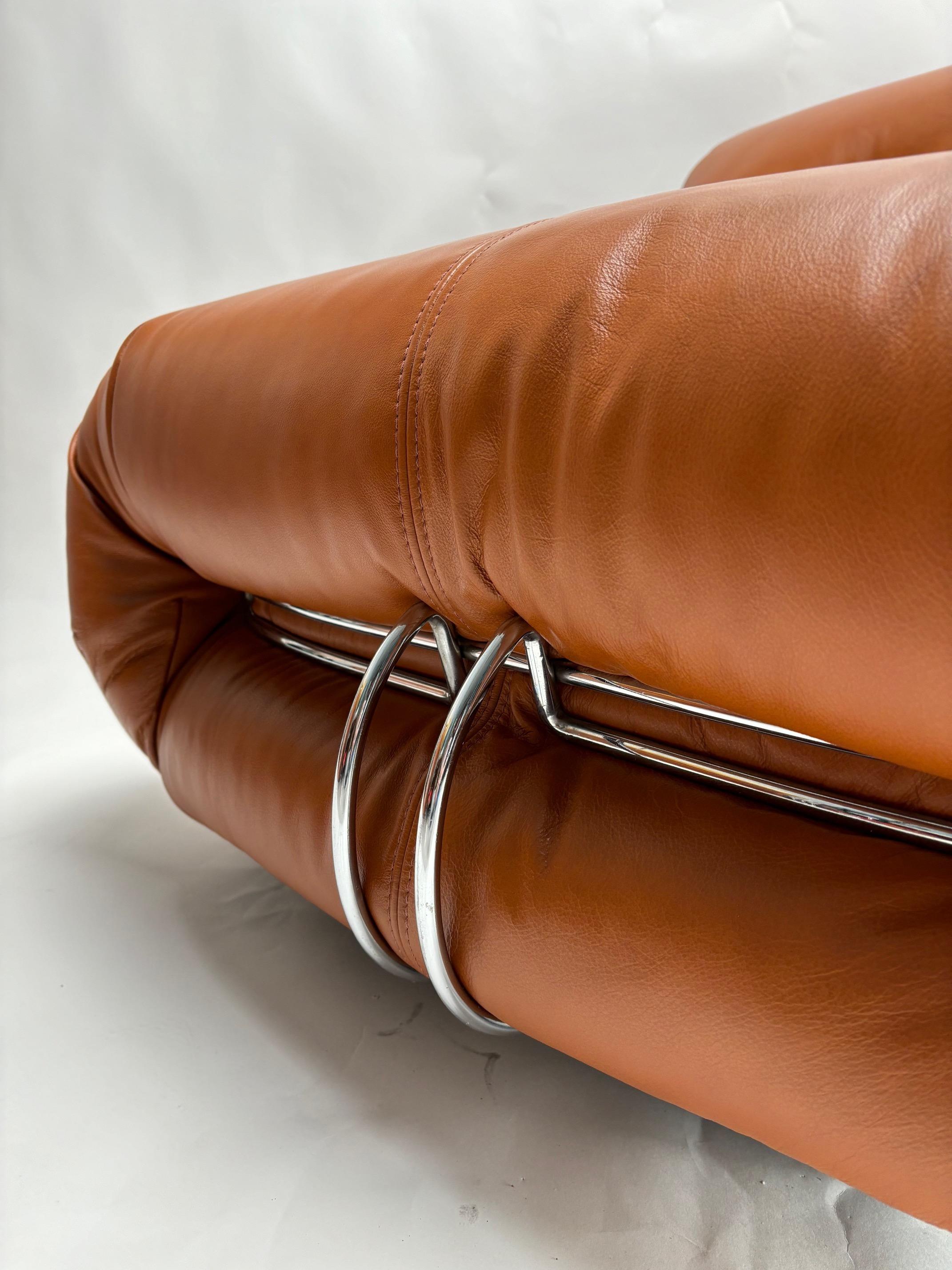 Soriana Chair  by Afra & Tobia Scarpa, Cassina, Italy, 1970s For Sale 1