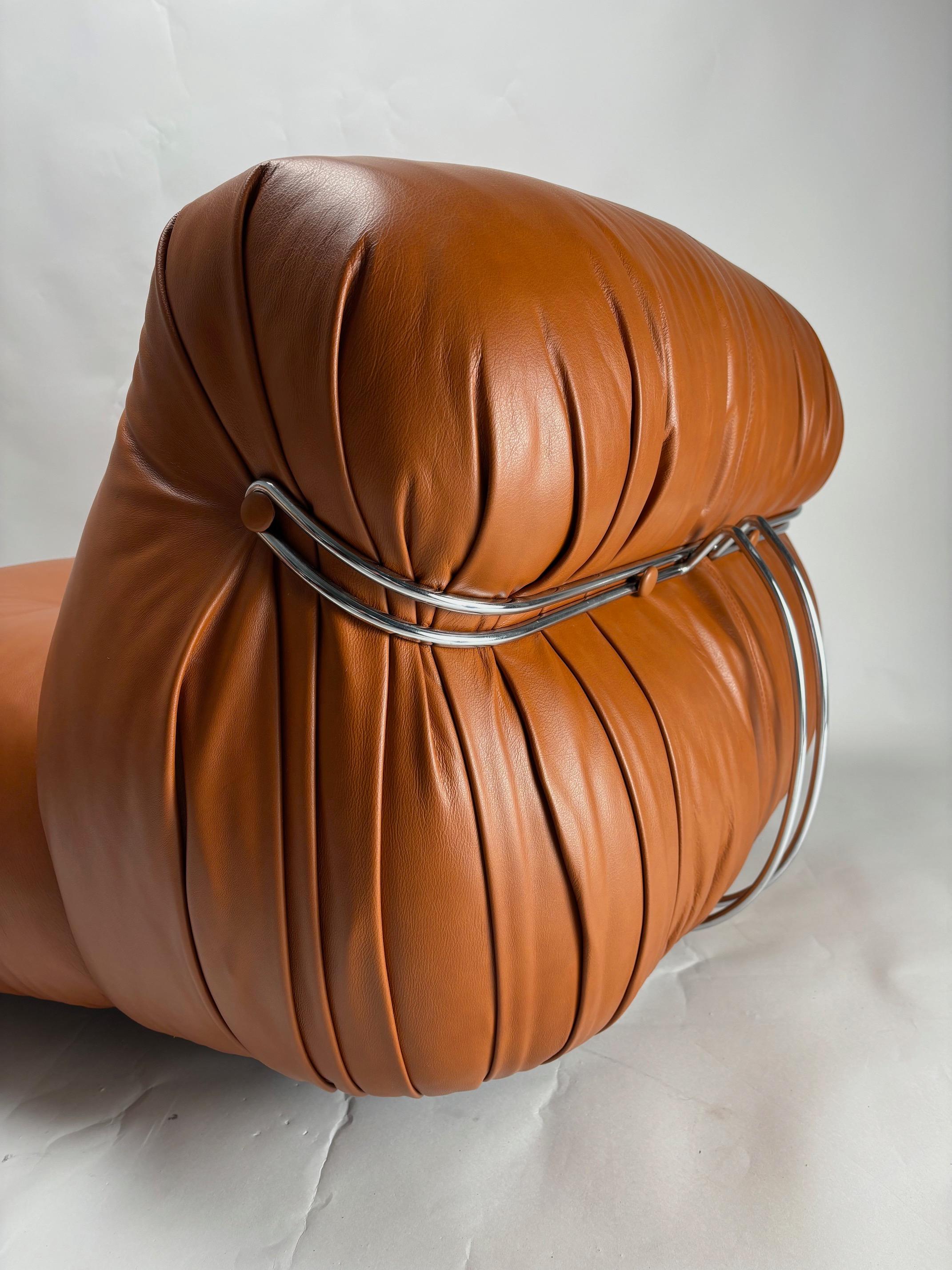 Soriana Chairs  by Afra & Tobia Scarpa, Cassina, Italy, 1970s For Sale 4