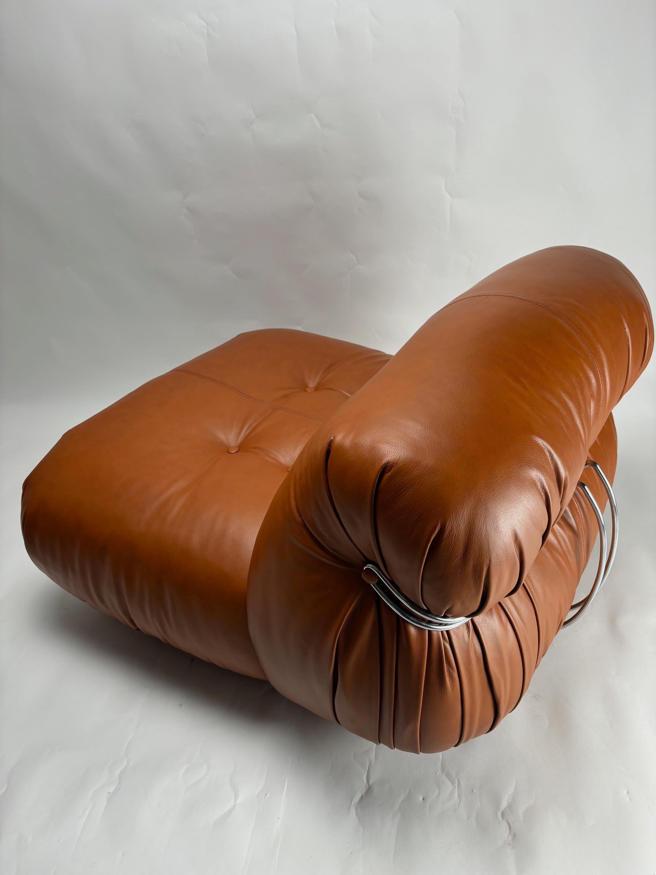 Soriana Chairs  by Afra & Tobia Scarpa, Cassina, Italy, 1970s In Good Condition For Sale In Argelato, BO