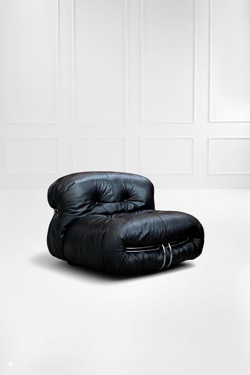 Soriana Stühle  Afra & Tobia Scarpa, Cassina, Italien, 1970er Jahre im Zustand „Gut“ im Angebot in Argelato, BO