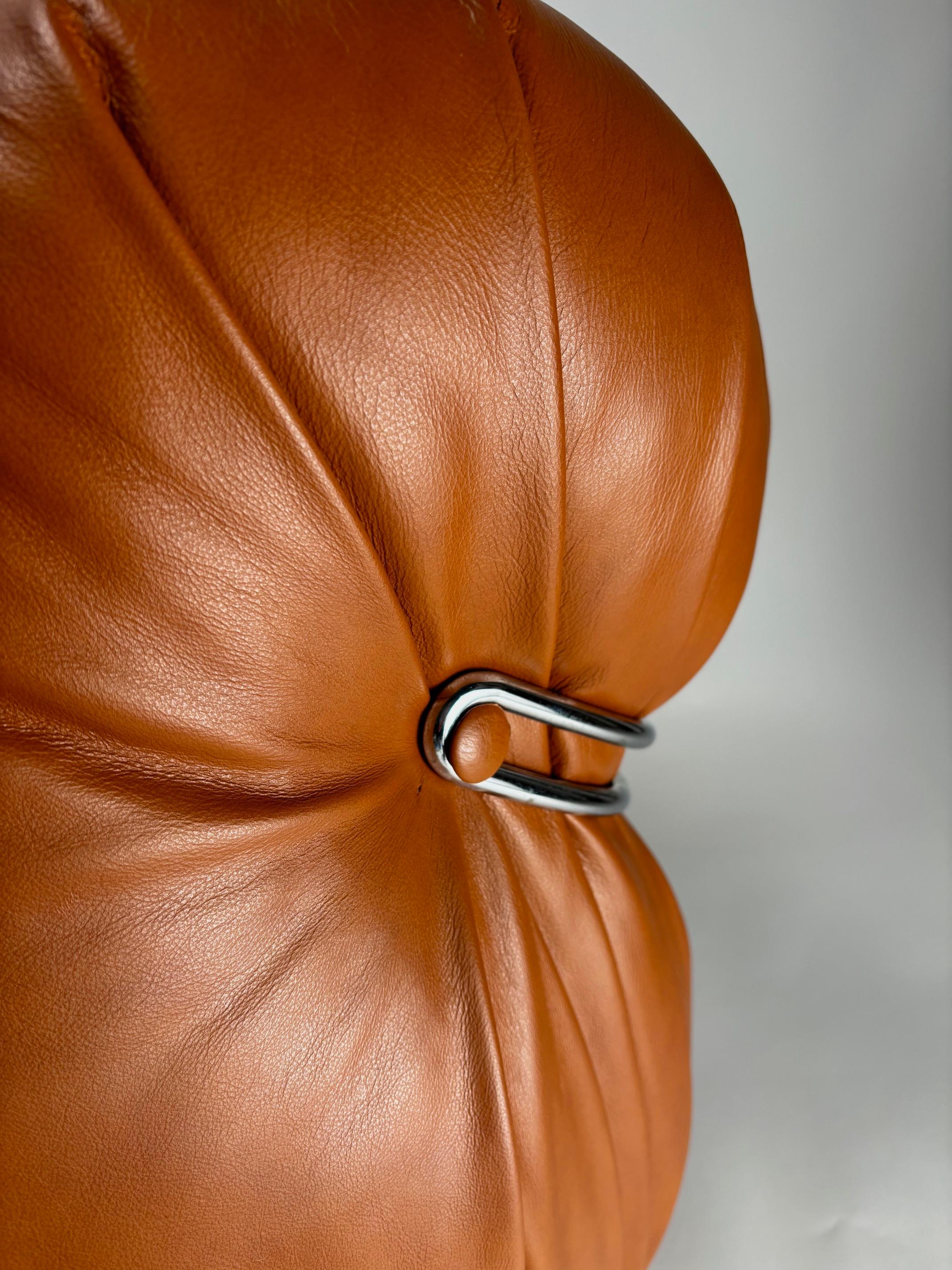 Soriana Chairs  by Afra & Tobia Scarpa, Cassina, Italy, 1970s For Sale 2