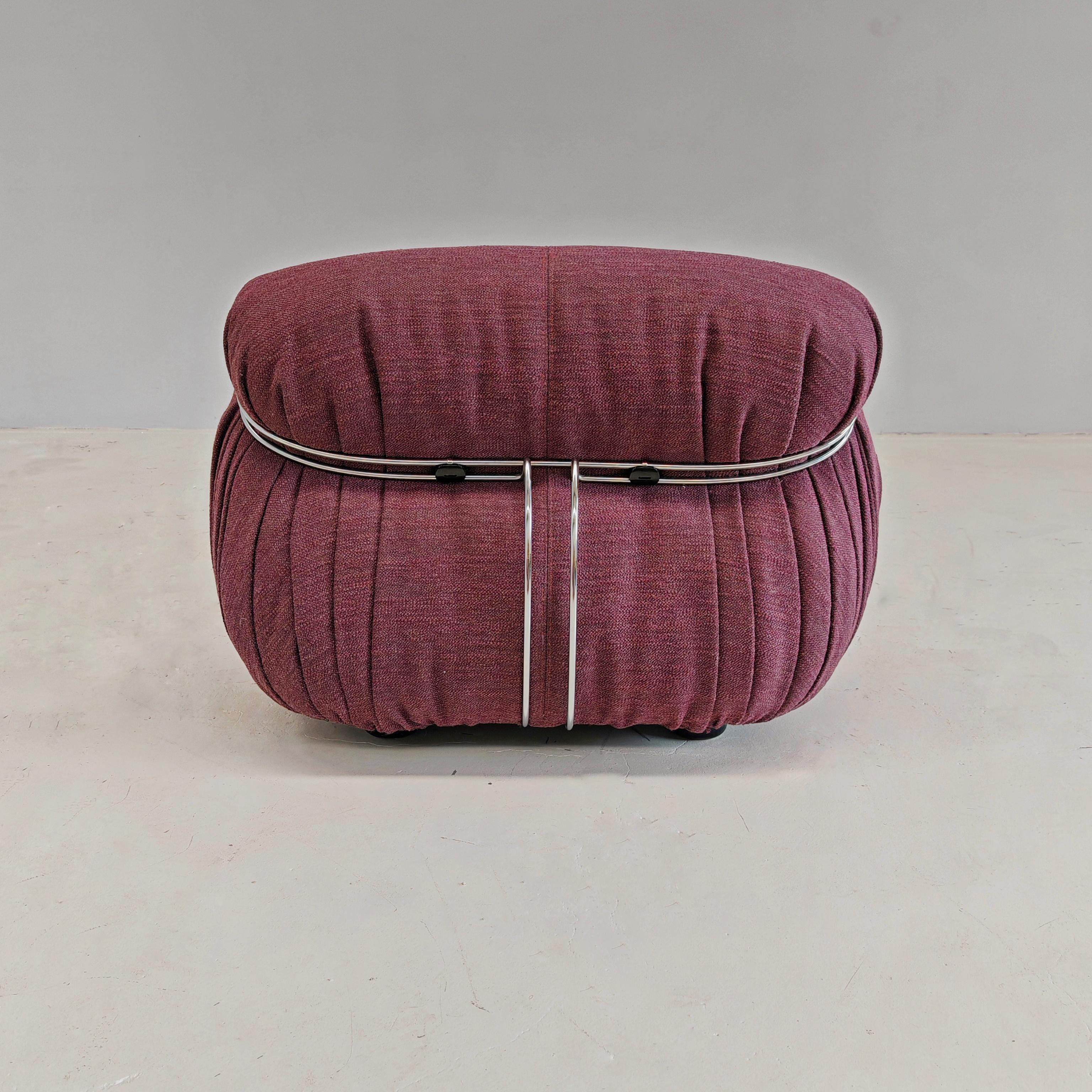 20th Century Soriana chaise longue by Afra and Tobia scarpa for Cassina 1970s For Sale