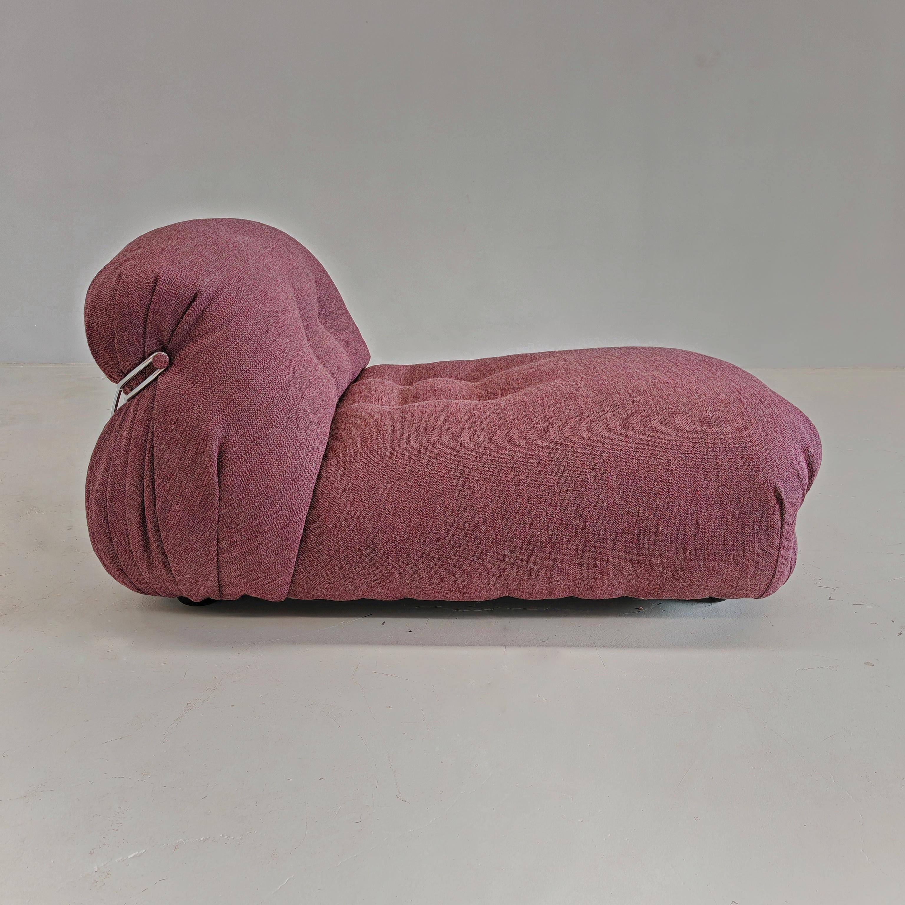 Soriana chaise longue by Afra and Tobia scarpa for Cassina 1970s For Sale 1