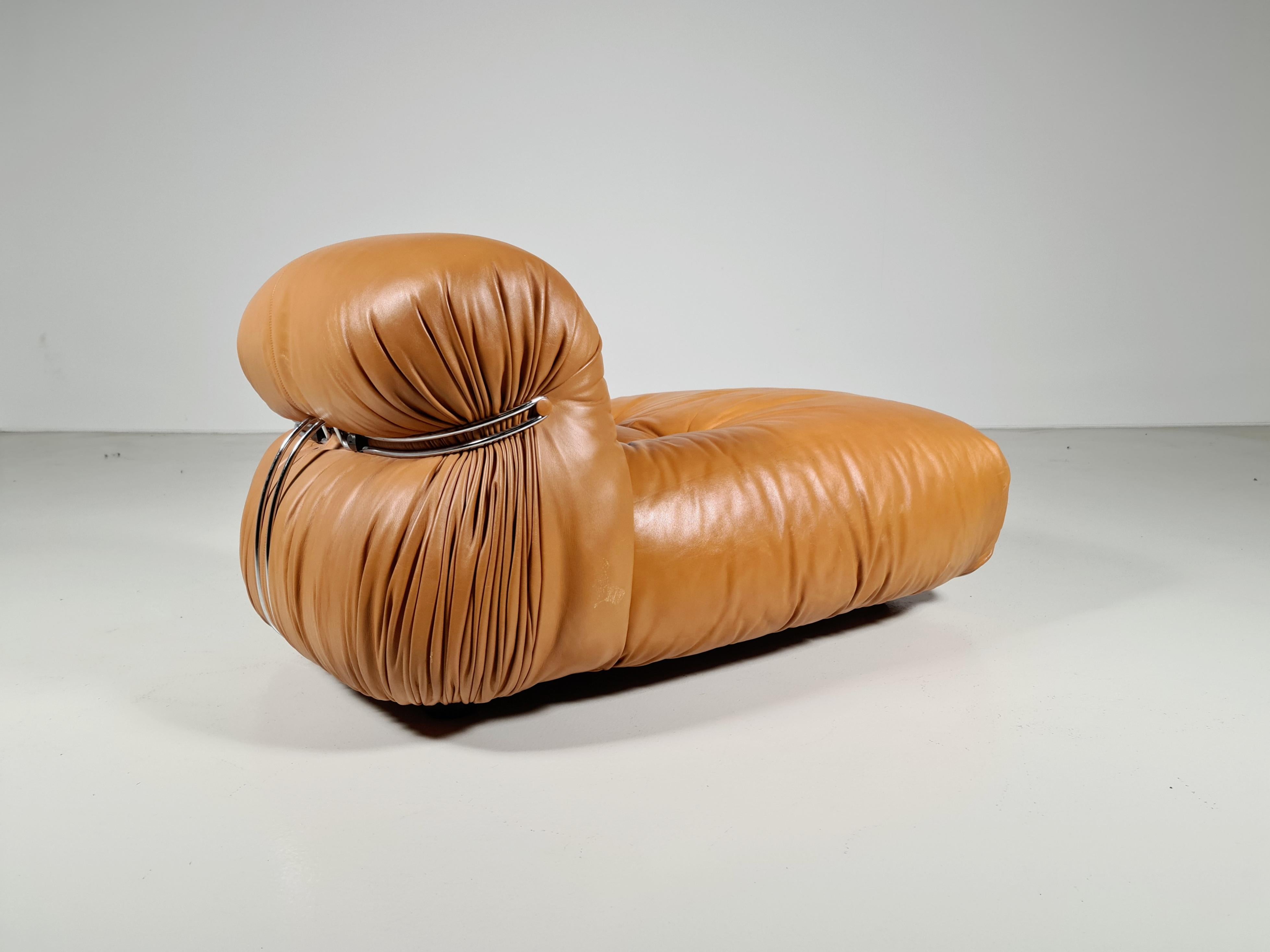 Late 20th Century Soriana Chaise Lounge Chair by Afra and Tobia Scarpa for Cassina, 1970s