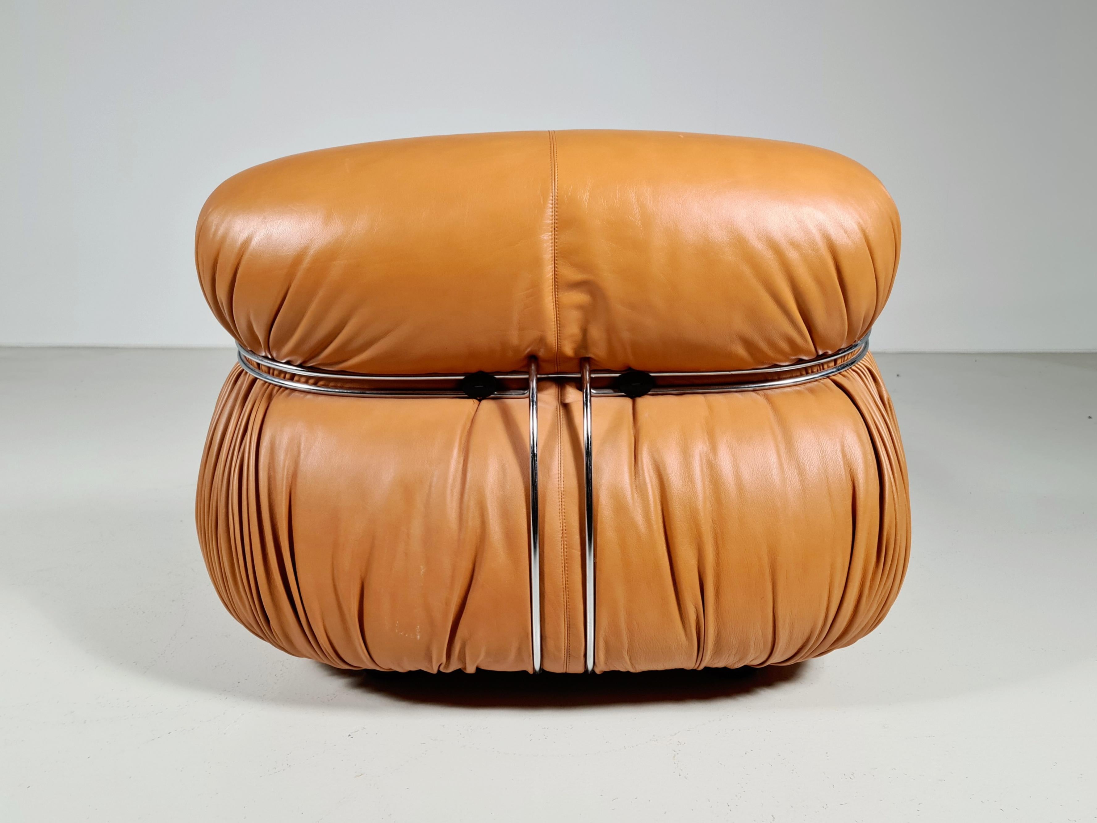 Late 20th Century Soriana Chaise Lounge Chair by Afra and Tobia Scarpa for Cassina, 1970s