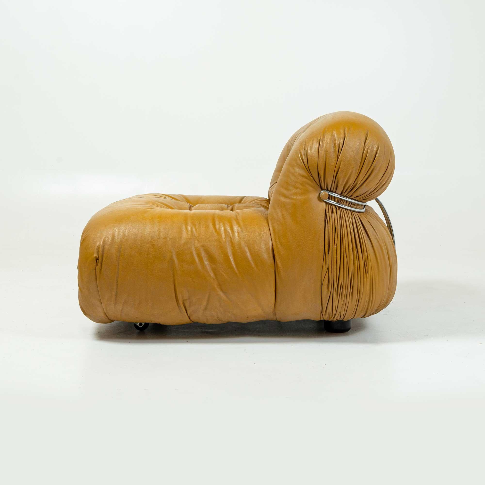 Post-Modern Soriana Lounge Chair by Afra & Tobia Scarpa for Cassina 1970s