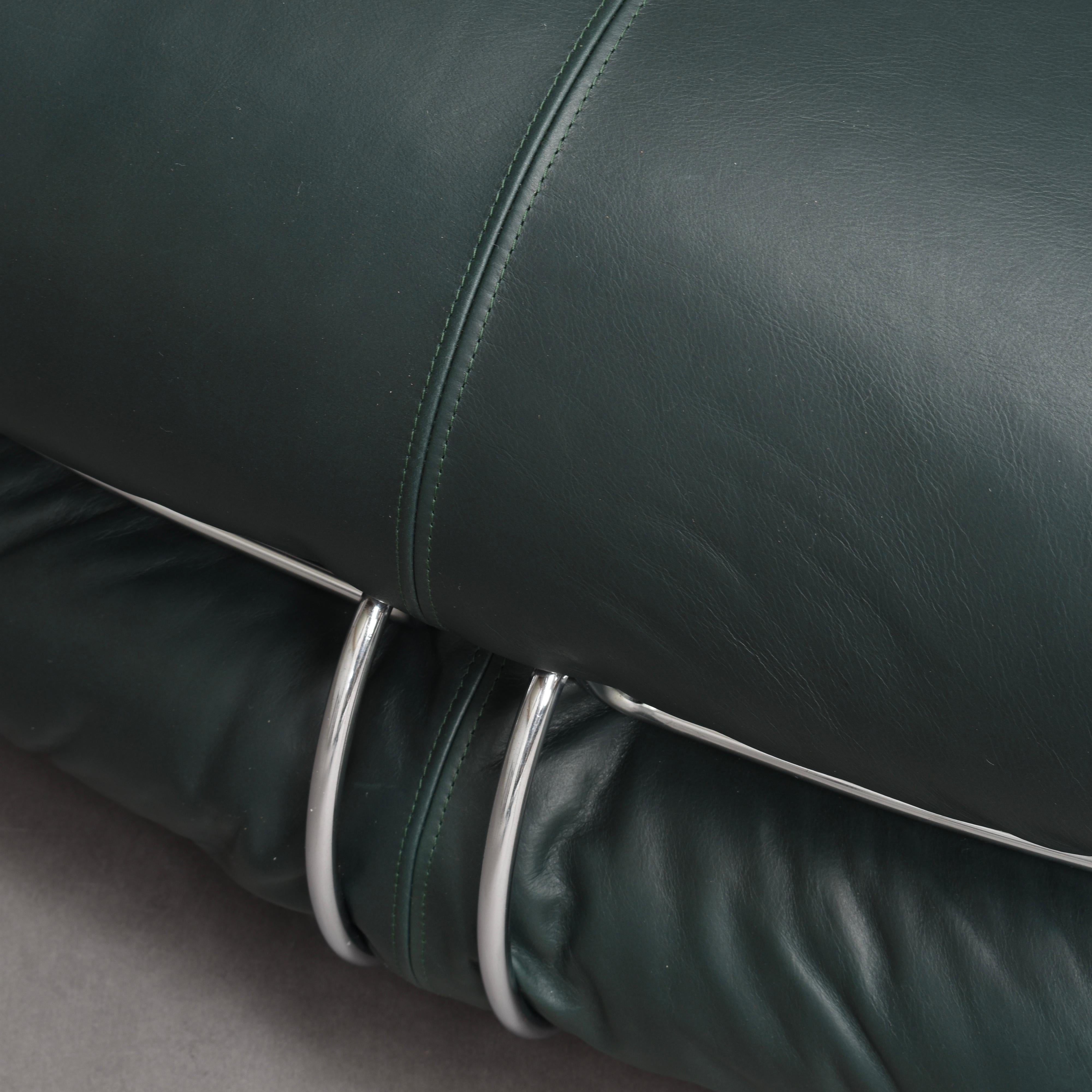 Soriana Lounge Chair by Afra & Tobia Scarpa for Cassina in New Leather 1970 6