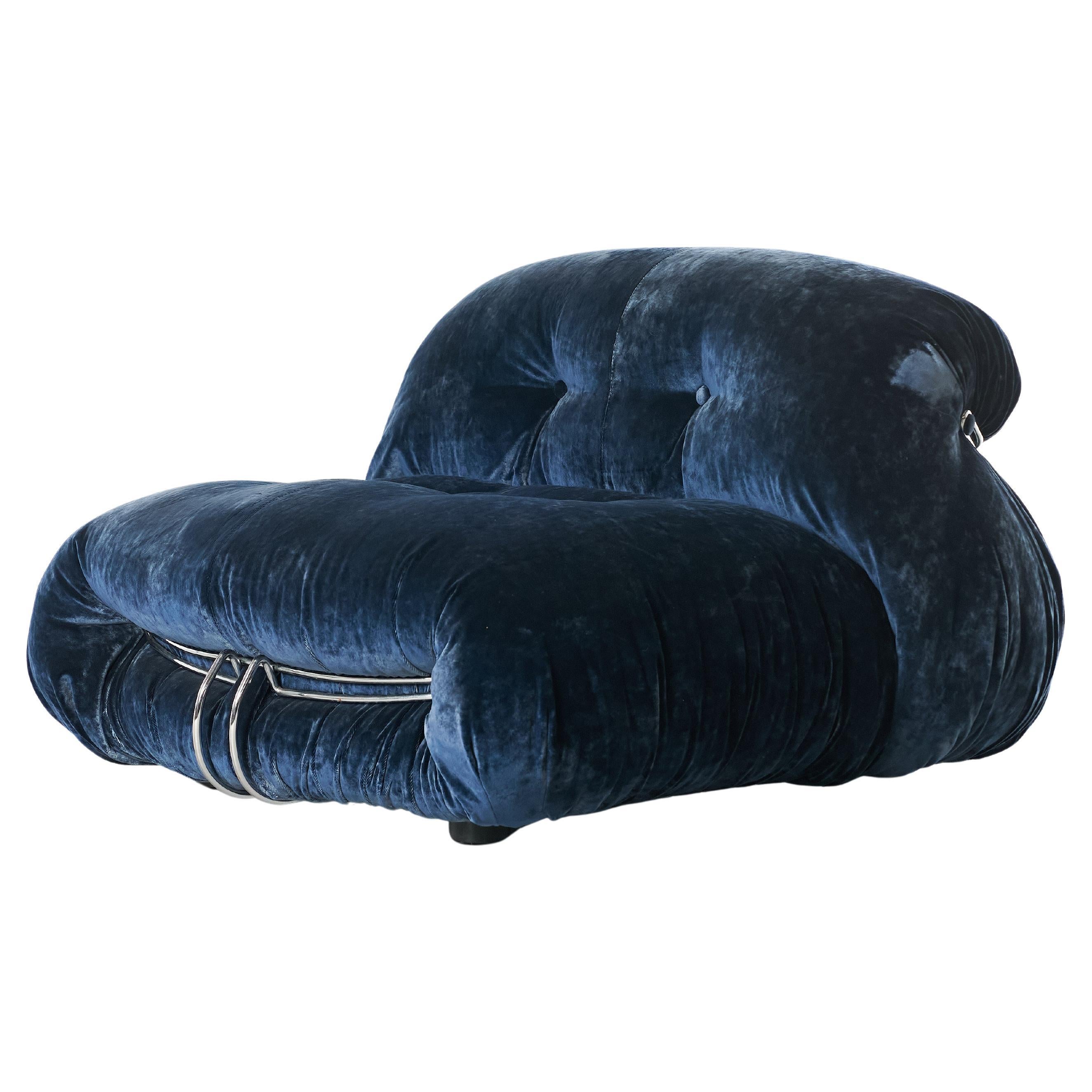 Soriana Lounge Chair di Afra
Tobia Scarpa per Cassina, Italia, anni
70