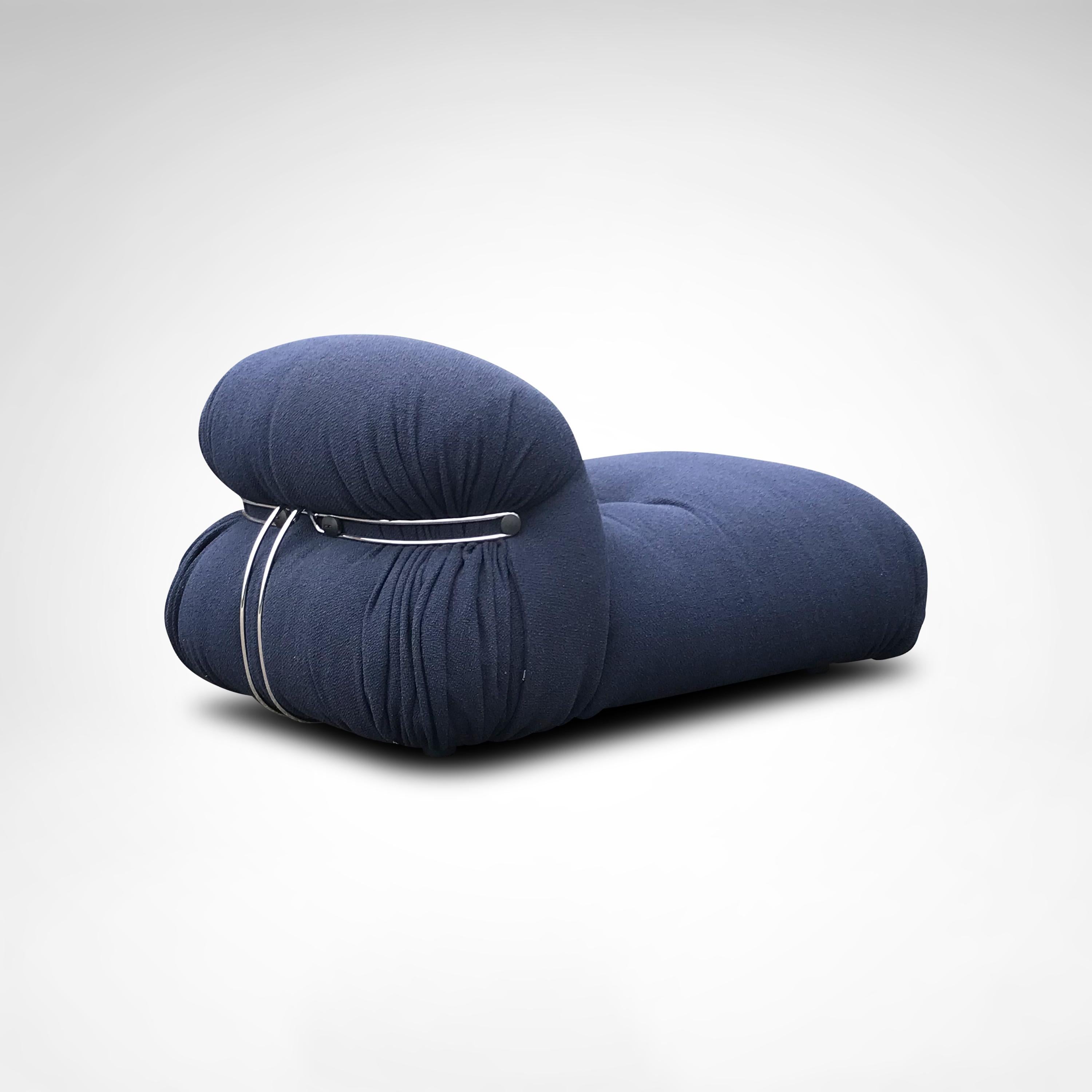 Italian Soriana lounge chair by Tobia & Afra Scarpa for Cassina For Sale